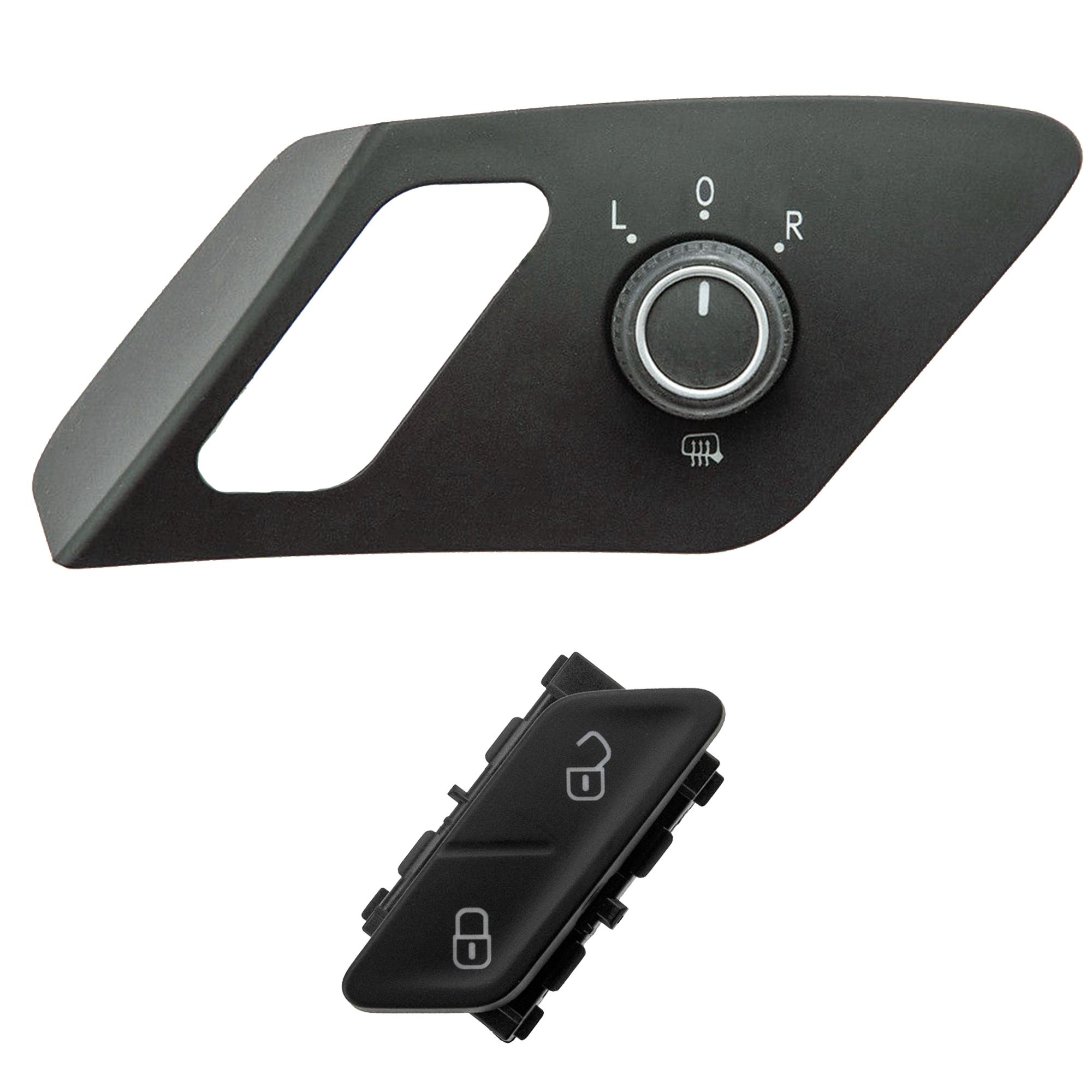 Bouton retroviseur et verrouillage porte pour Golf 7 VII PARTSLINE KC02325