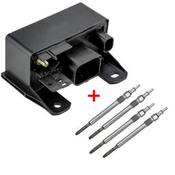 Relai, boîtier de préchauffage avec lot de 4 bougies pour Mercedes moteurs 2.2 L PARTSLINE KC02364