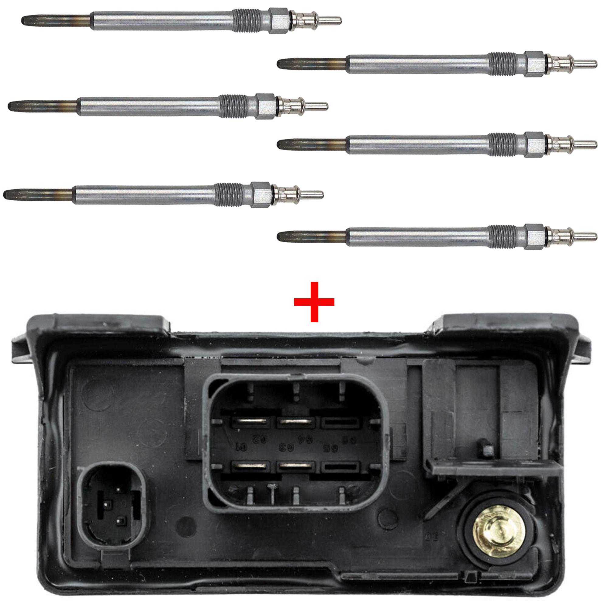 Relai, boîtier de préchauffage avec lot de 6 bougies pour Mercedes moteurs 2.7 L PARTSLINE KC02365