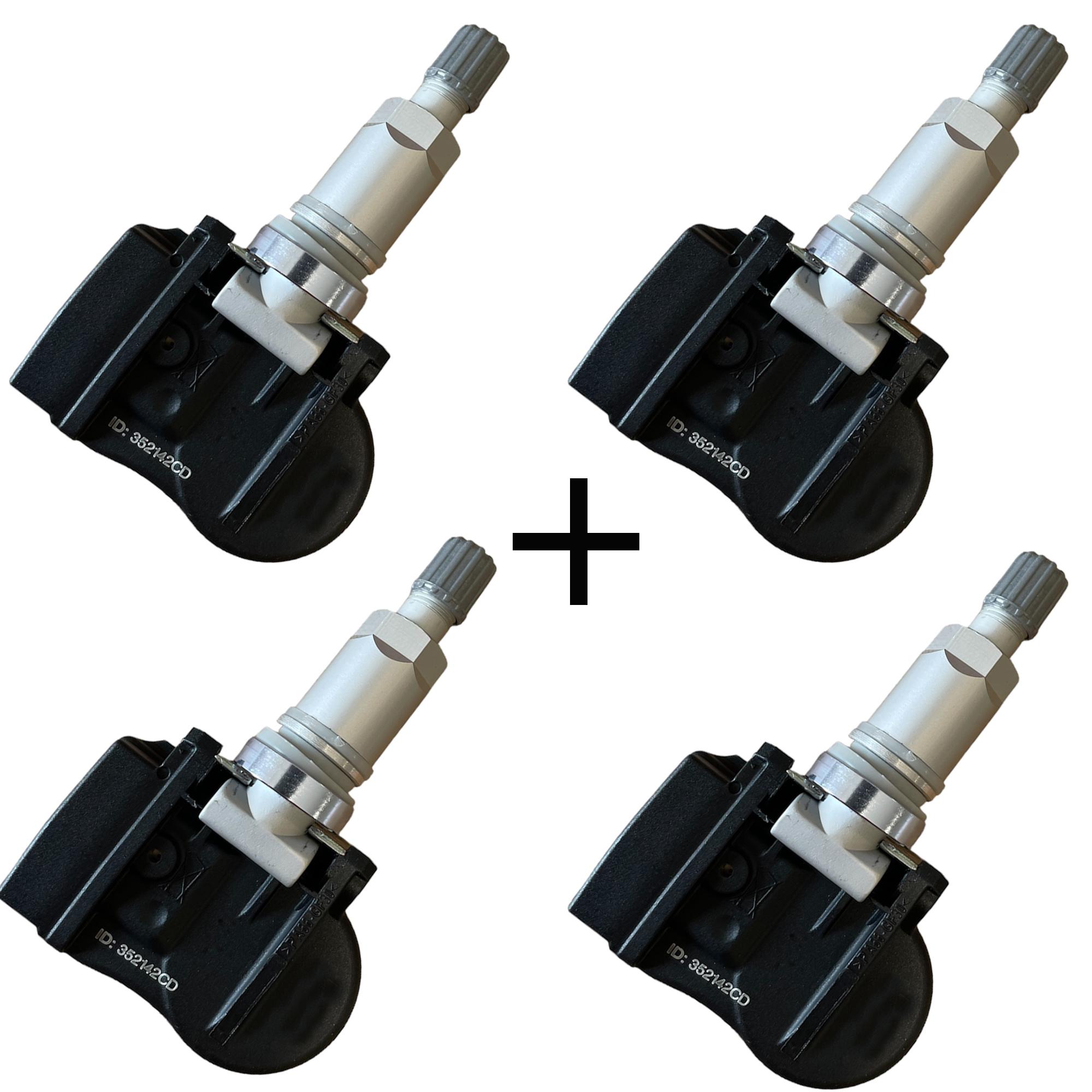 (lot de 4) Capteur de pression des pneus valve électronique pour Bmw, Mini PARTSLINE KC02385