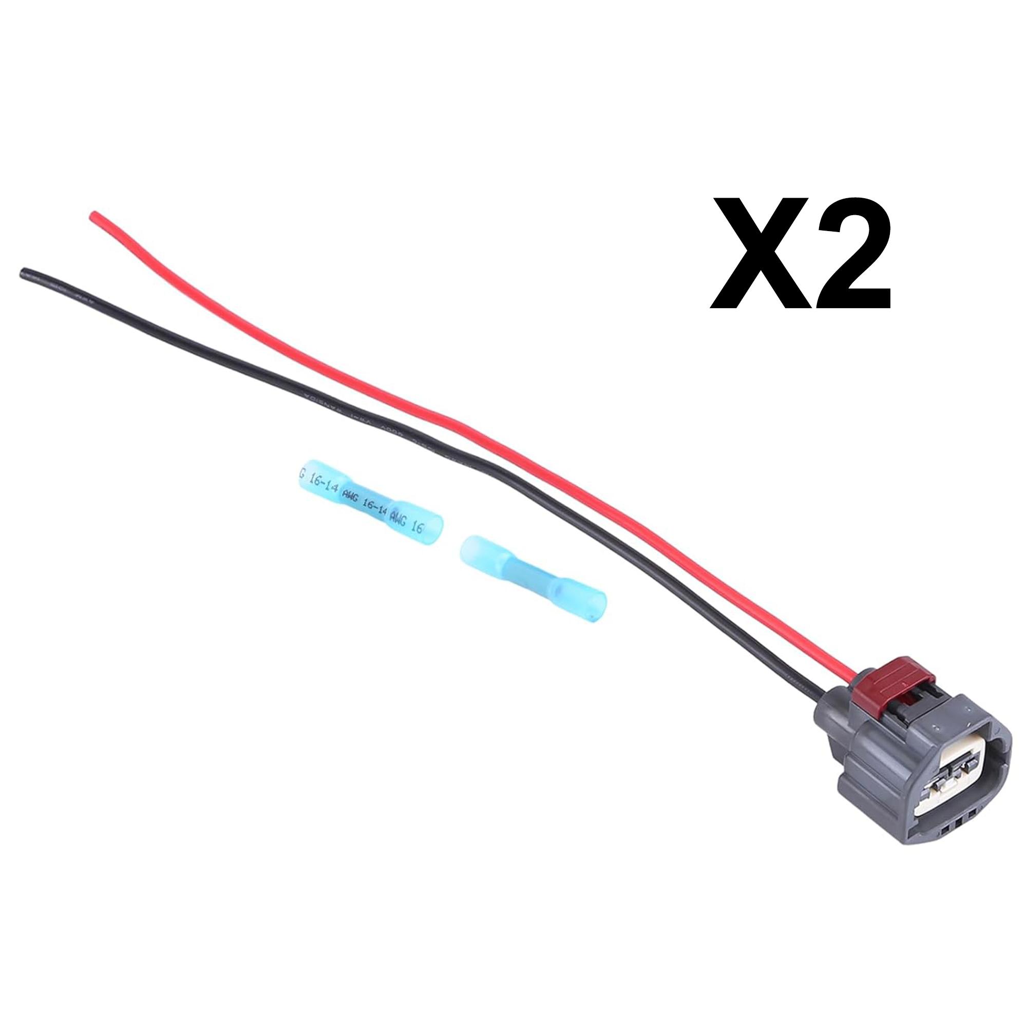 Lot de 2 Connectique moteur étrier frein à main pour Megane 3 Scenic 4 Espace 5 PARTSLINE SC60443