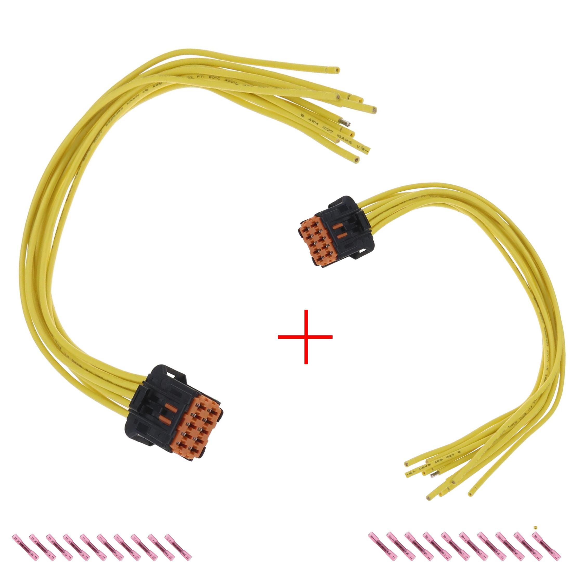 Réparation connecteur siège chauffant avant gauche droit pour C3 C4 308 508 Kangoo PARTSLINE KC02430