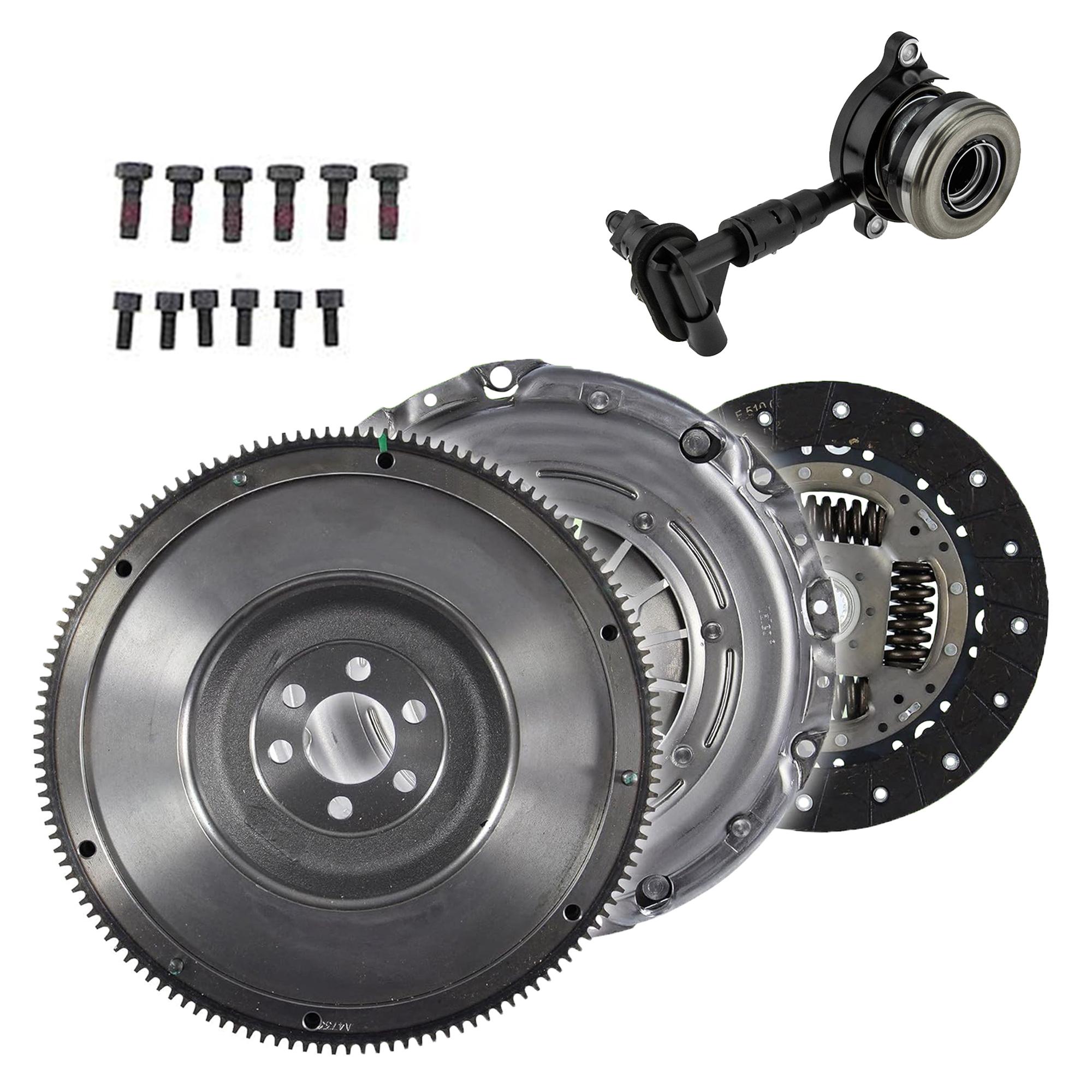 Kit Embrayage 4 pièces volant moteur rigide avec butée pour 1.5 1.6 TDCi PARTSLINE KC02441