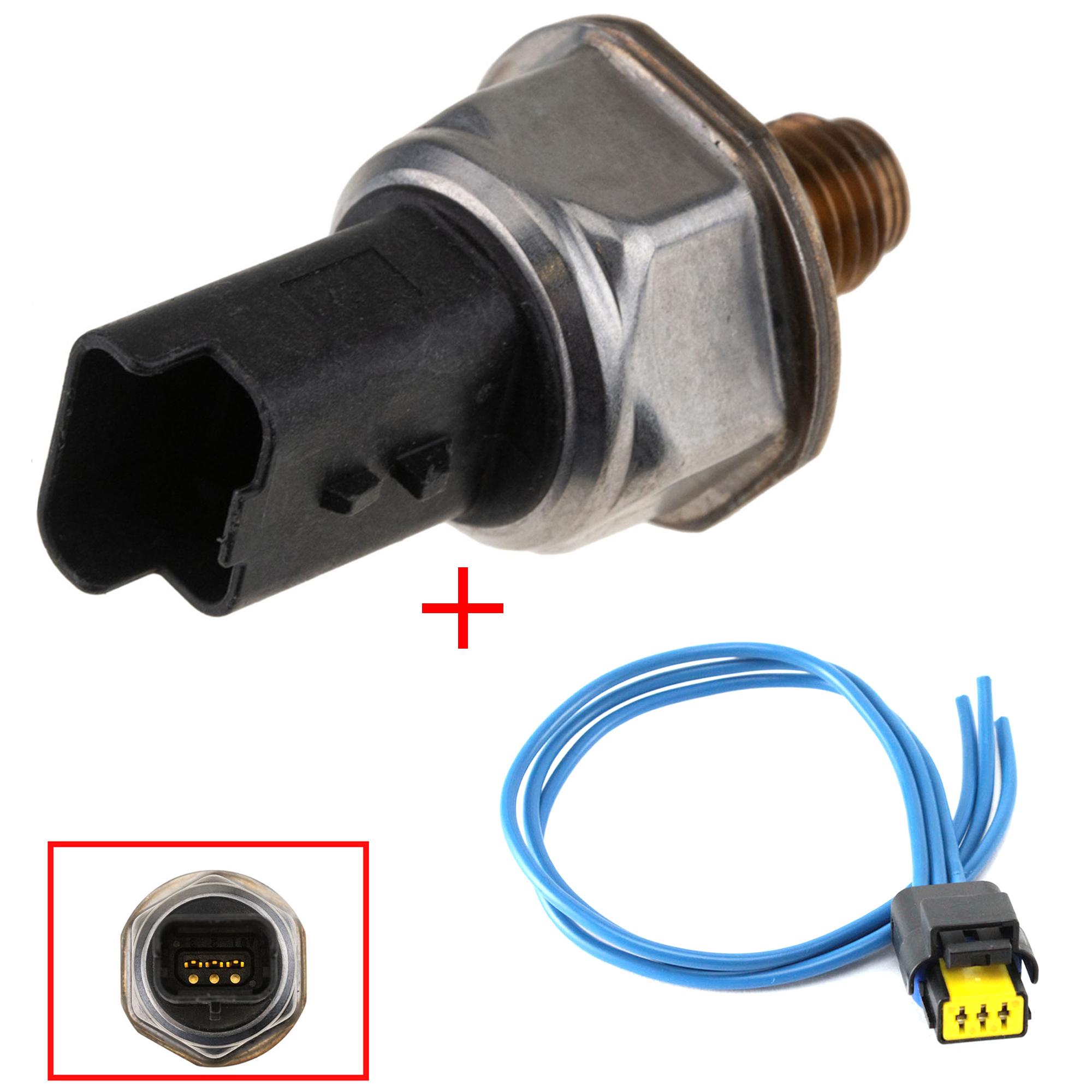 Capteur de pression de carburant + connectique pour 1.4 1.6 2.0 HDi PARTSLINE KC02443