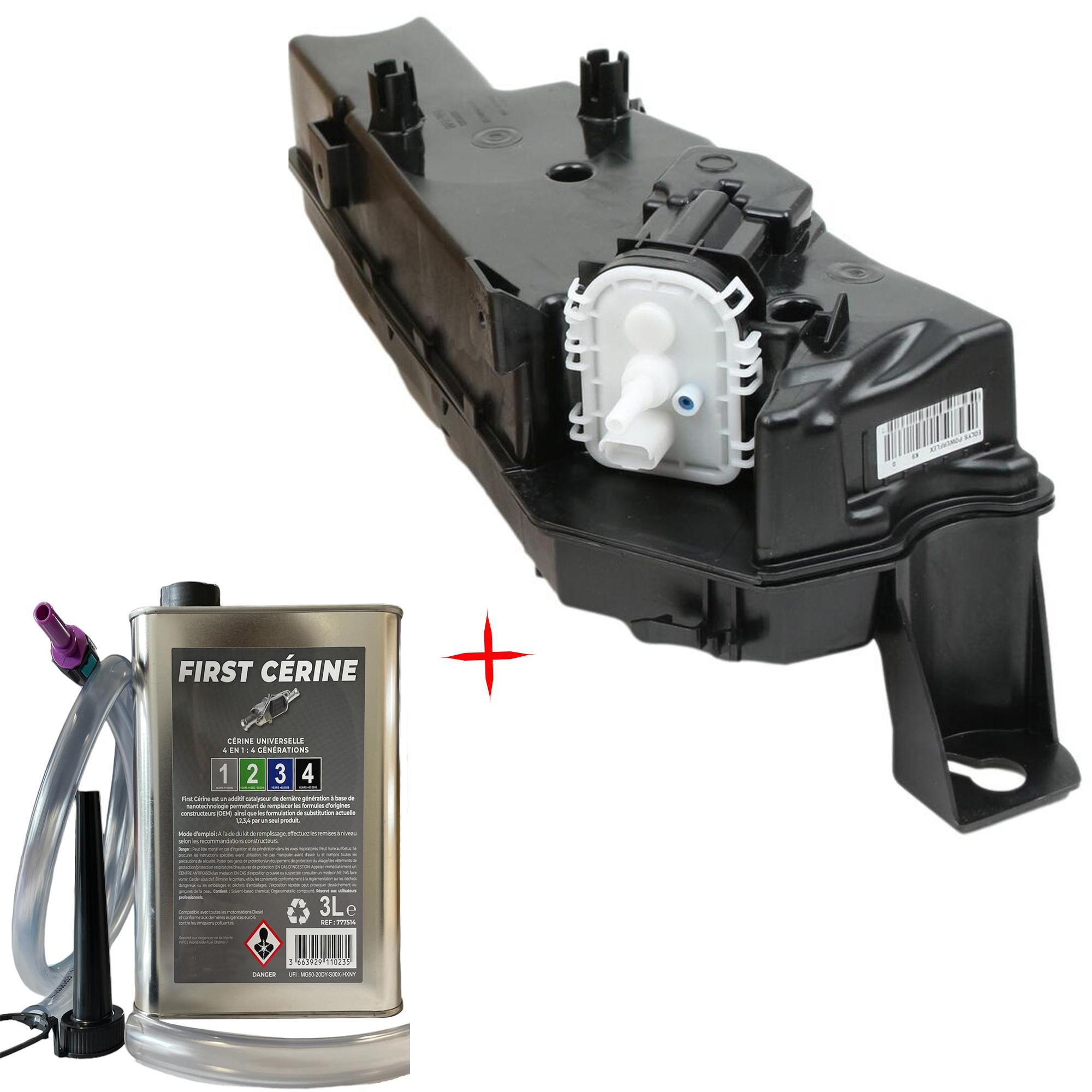 Réservoir d'additif FAP + bidon 3L cérine pour Berlingo, Partner, 1.5 1.6 BlueHDI PARTSLINE KC02445