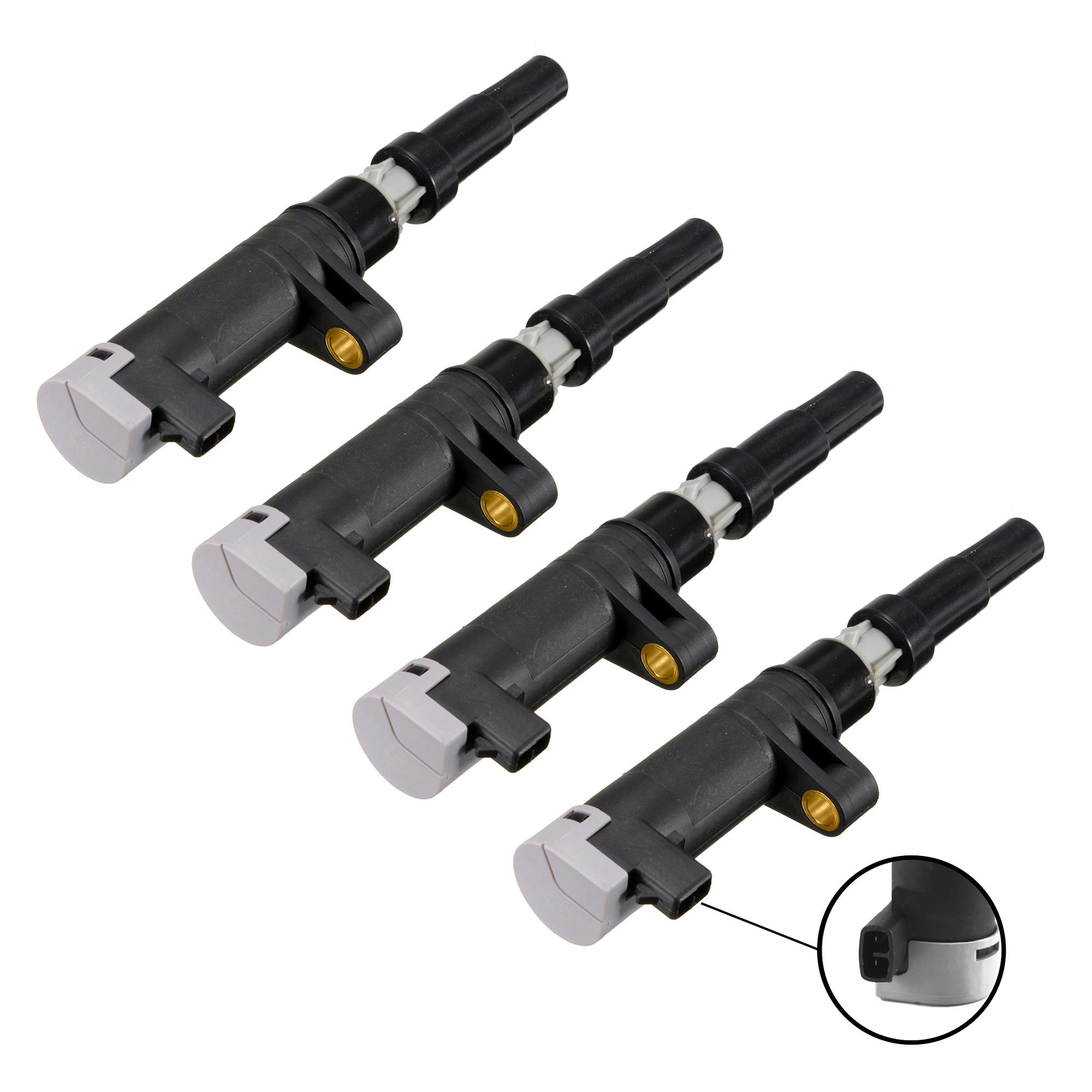 (Lot de 4) Bobine d'allumage avec kit réparation faisceau électrique PARTSLINE KC02460