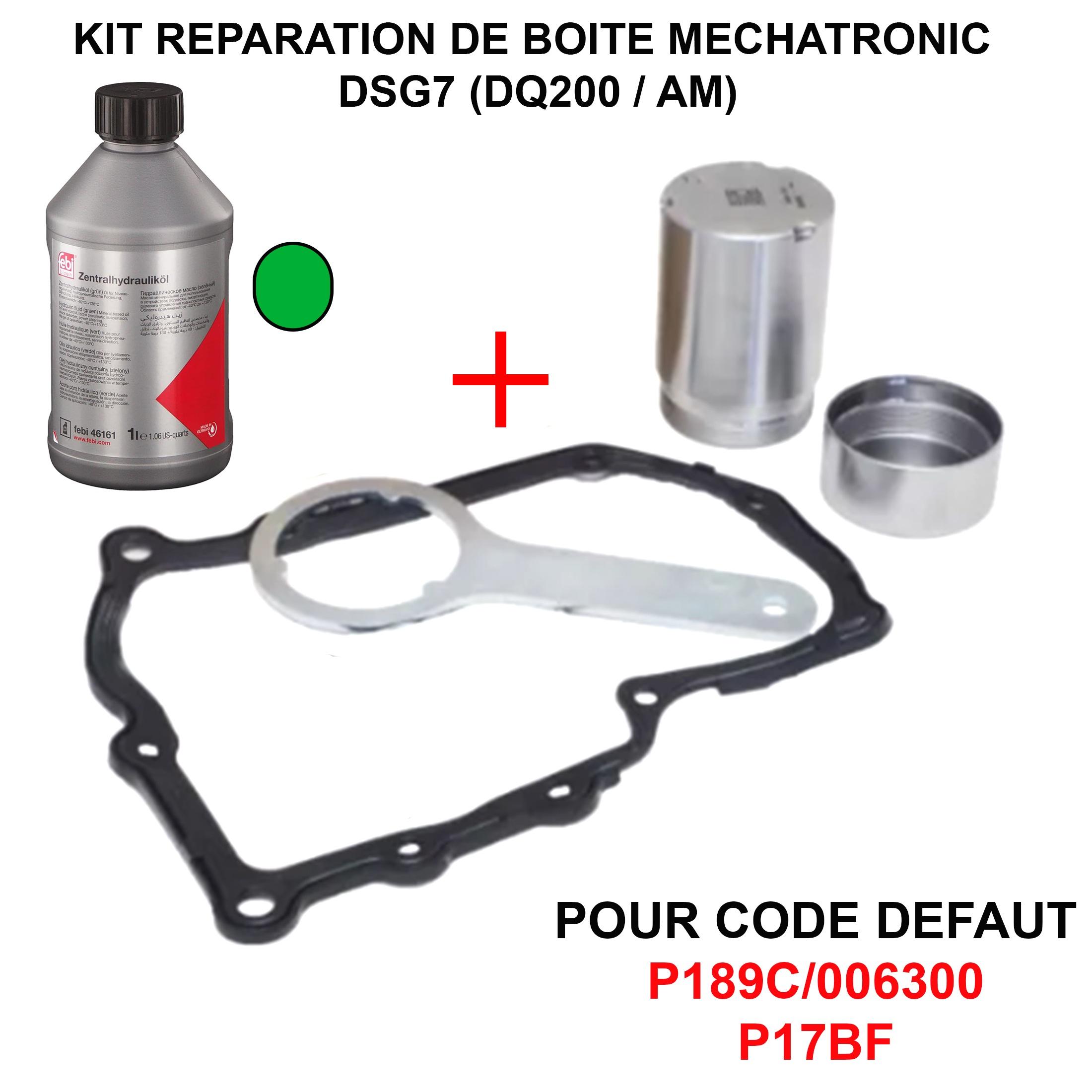 Kit reparation mecatronic dq200 DSG7 avec huile pour A1 Ibiza Polo PARTSLINE KC02467