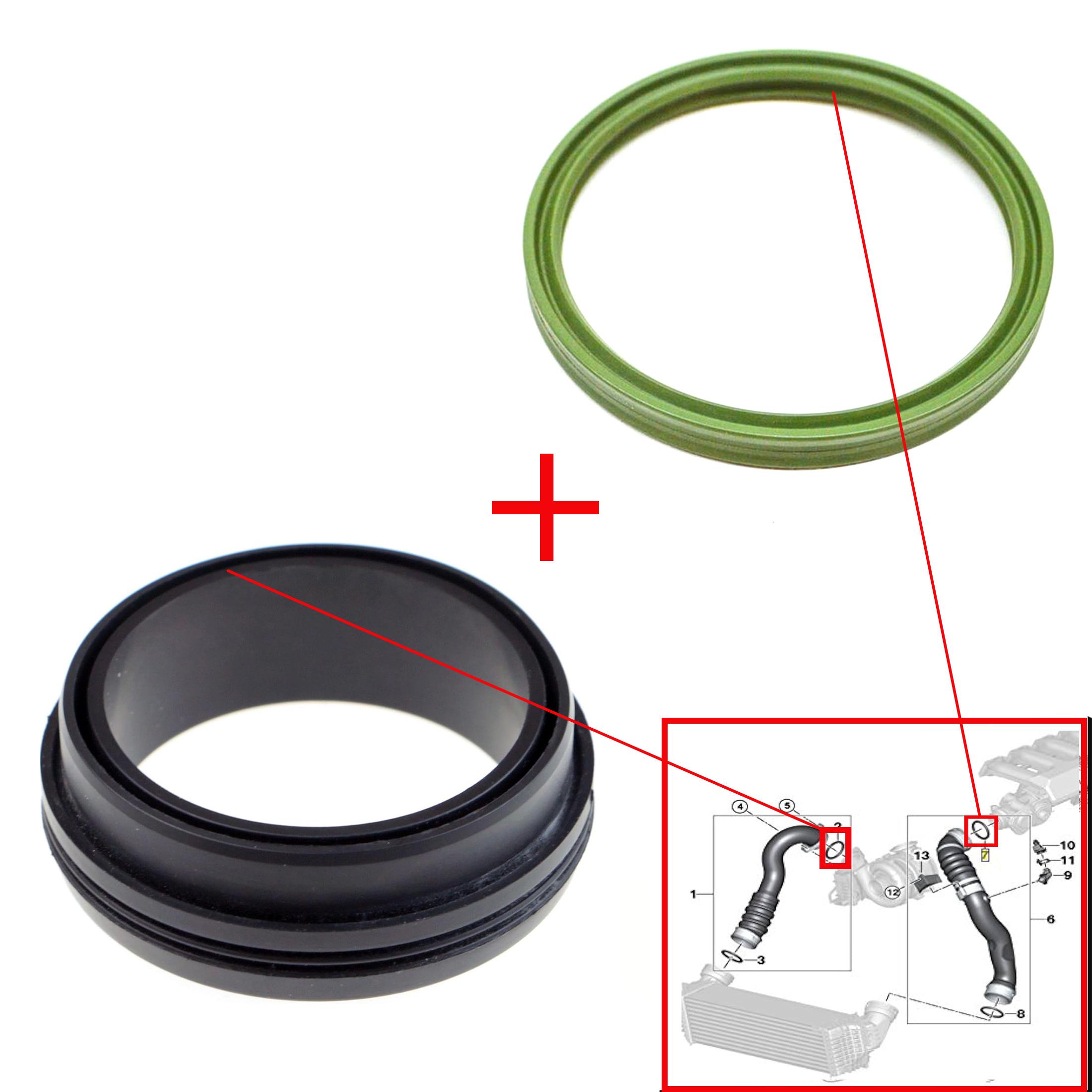 Kit joint turbo pour BMW Serie 3 5 X3 X5 3.0d PARTSLINE KC02493