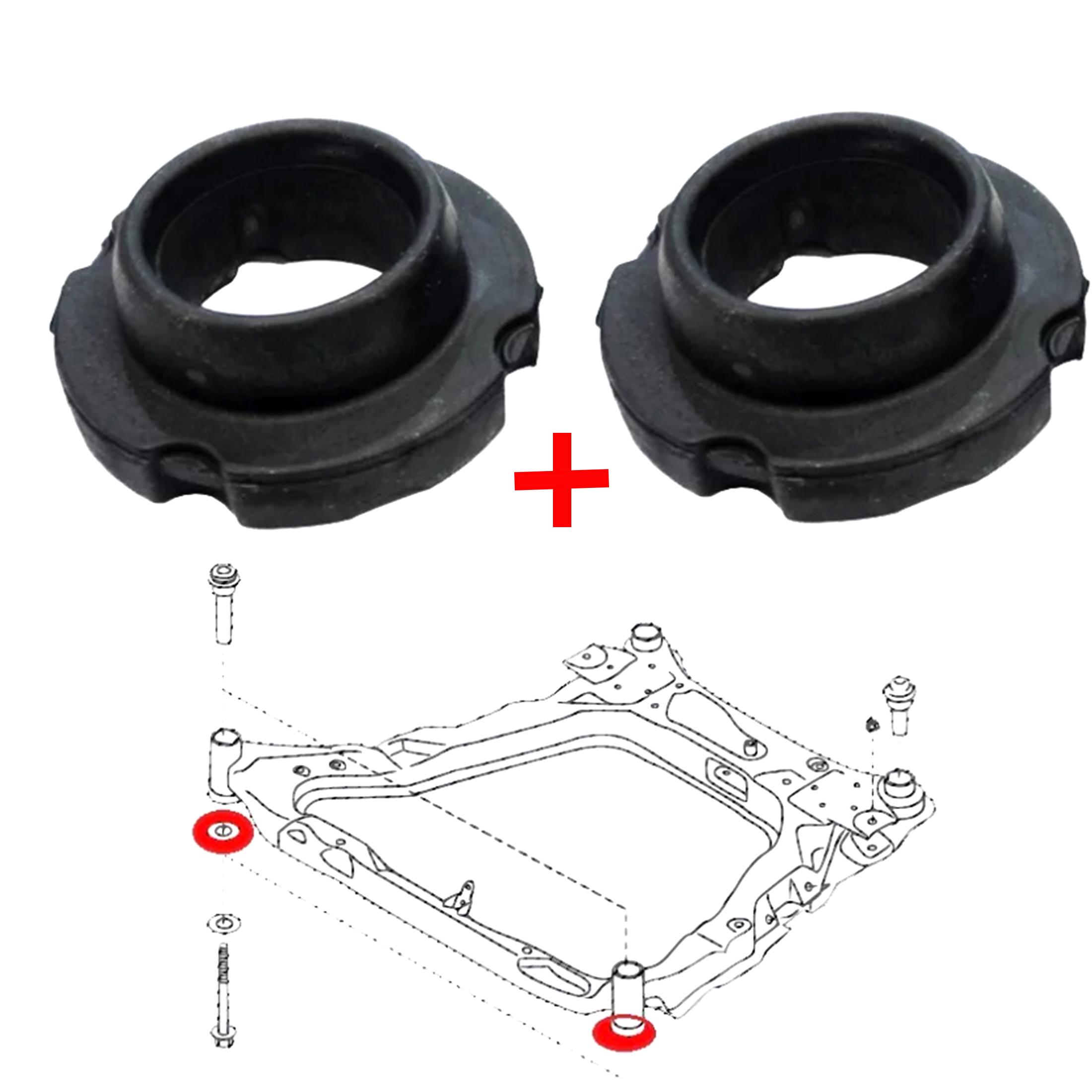 Silentbloc avant berceau pour Juke Qashqai X Trail Koleos PARTSLINE KC02500