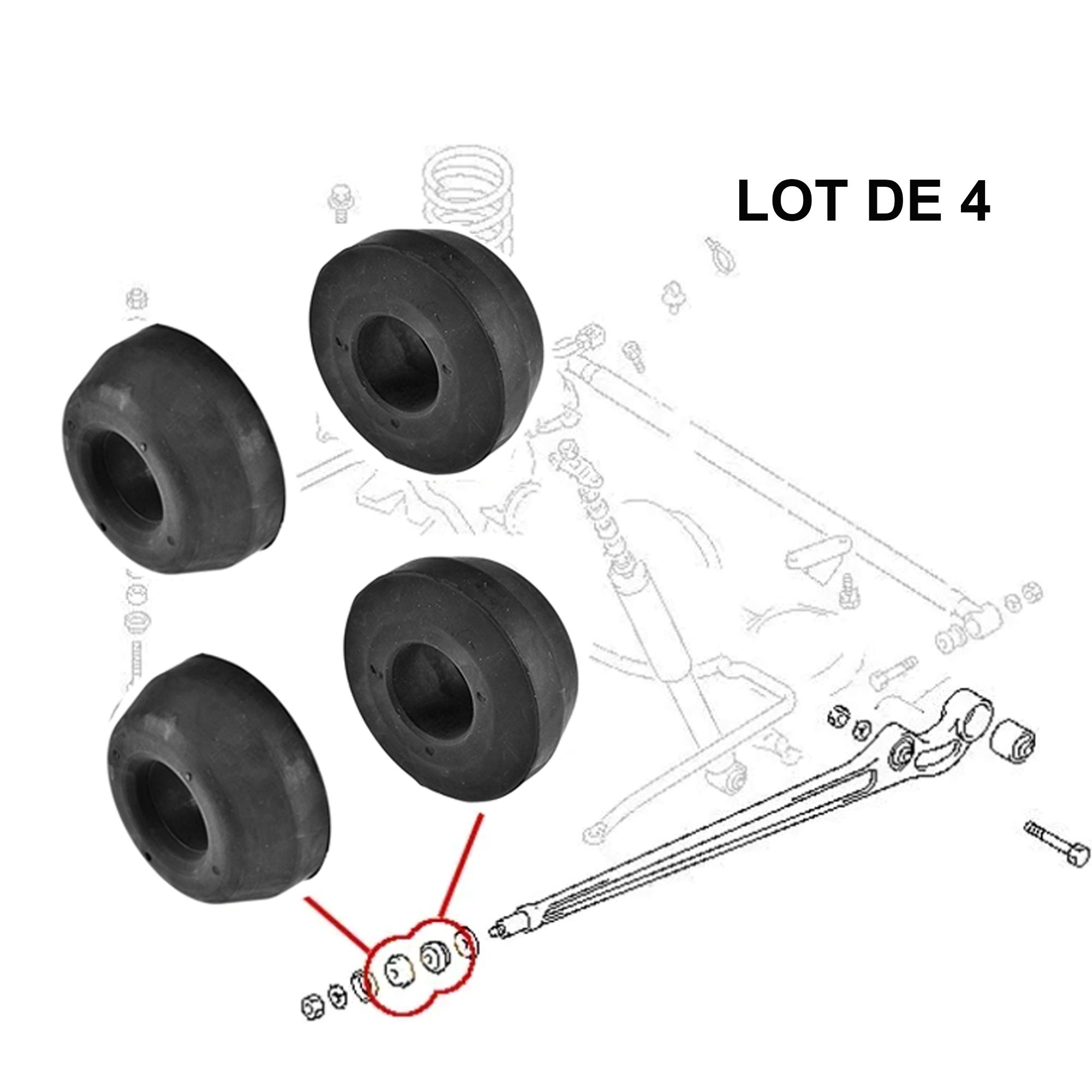 Silentbloc bras arriere pour Mitsubishi Pajero II 4x4 PARTSLINE KC02503