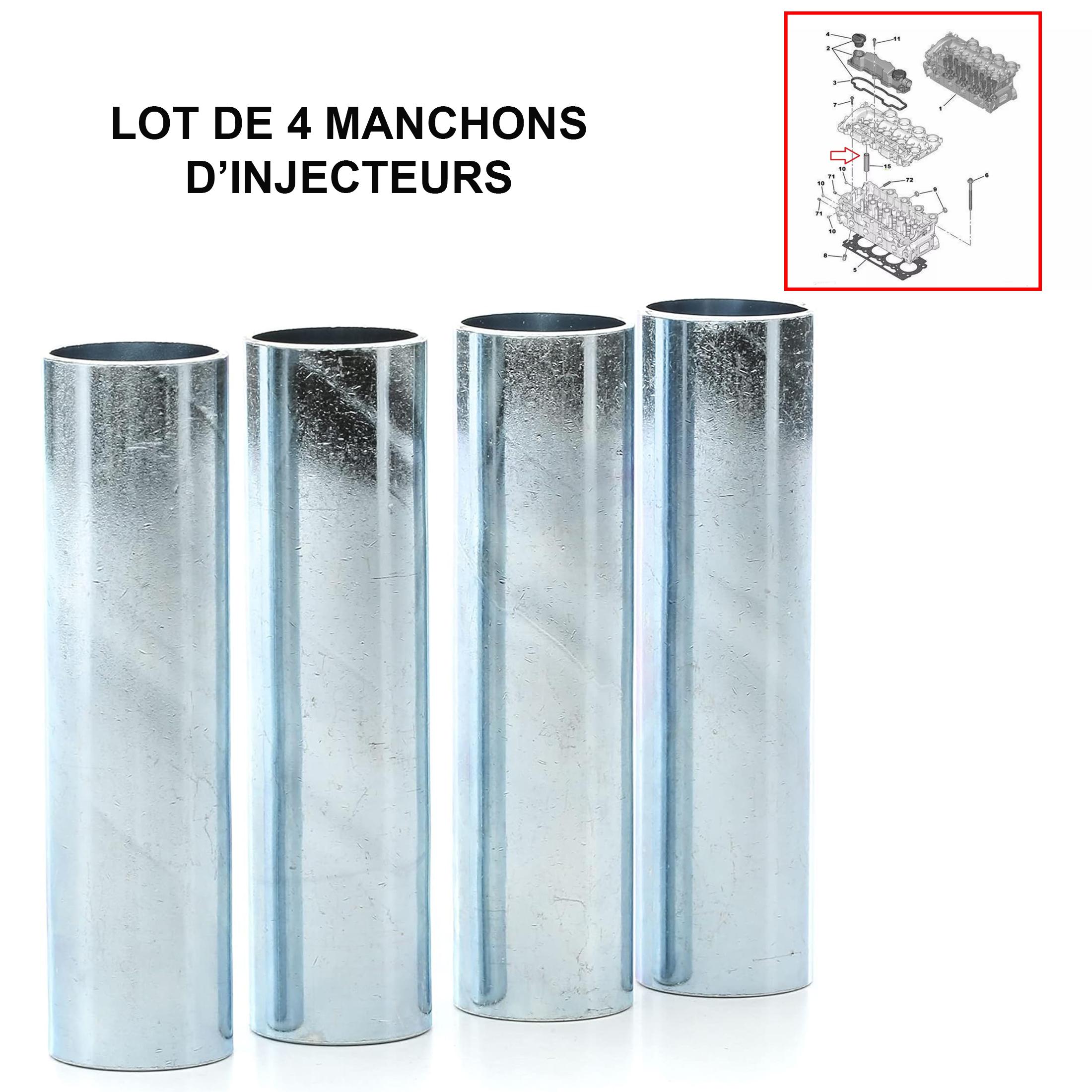 Lot 4 Manchon tube injecteur 1.6 HDi 1.6 TDCi pour 207 307 C3 C4 Focus Fiesta PARTSLINE KC02512