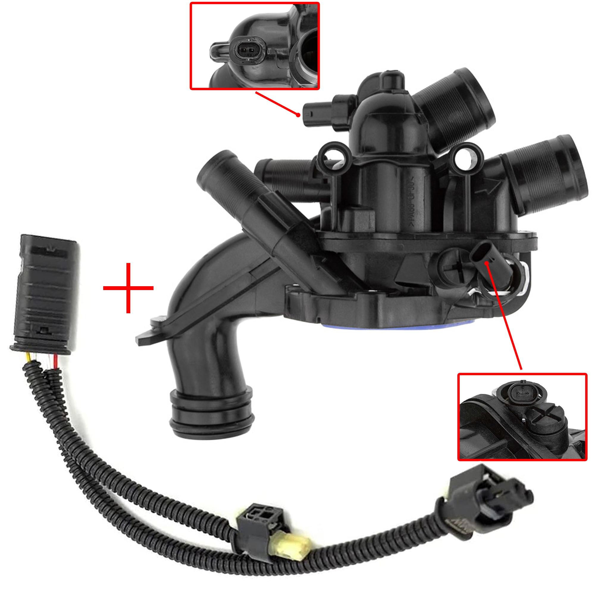 Boîtier thermostat faisceau pour Mini Cooper Cooper S One 1.6 PARTSLINE KC02522