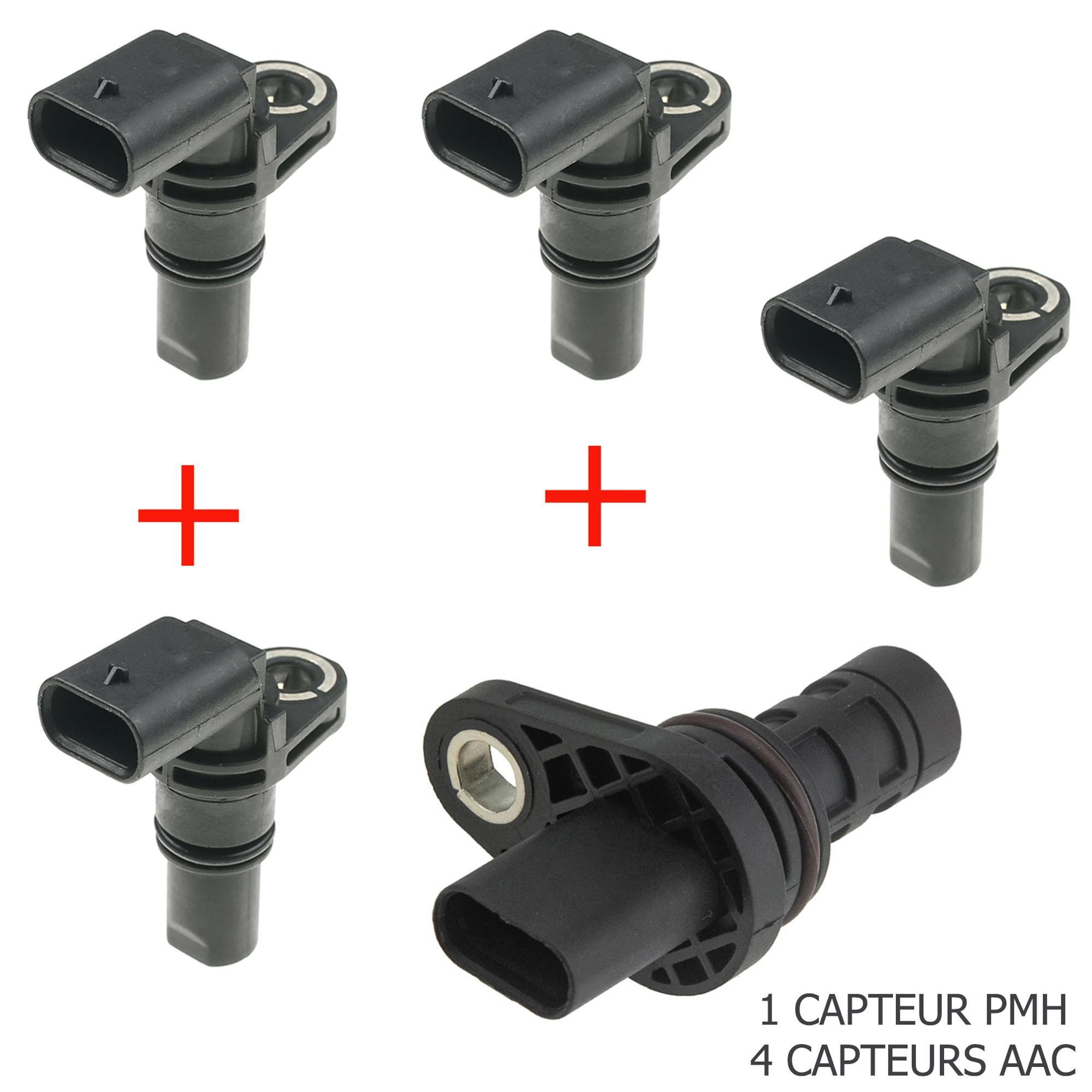 Kit capteurs PMH et 4 arbres à cames pour Audi VW 1.8 2.0 TFSI TSI PARTSLINE KC02537