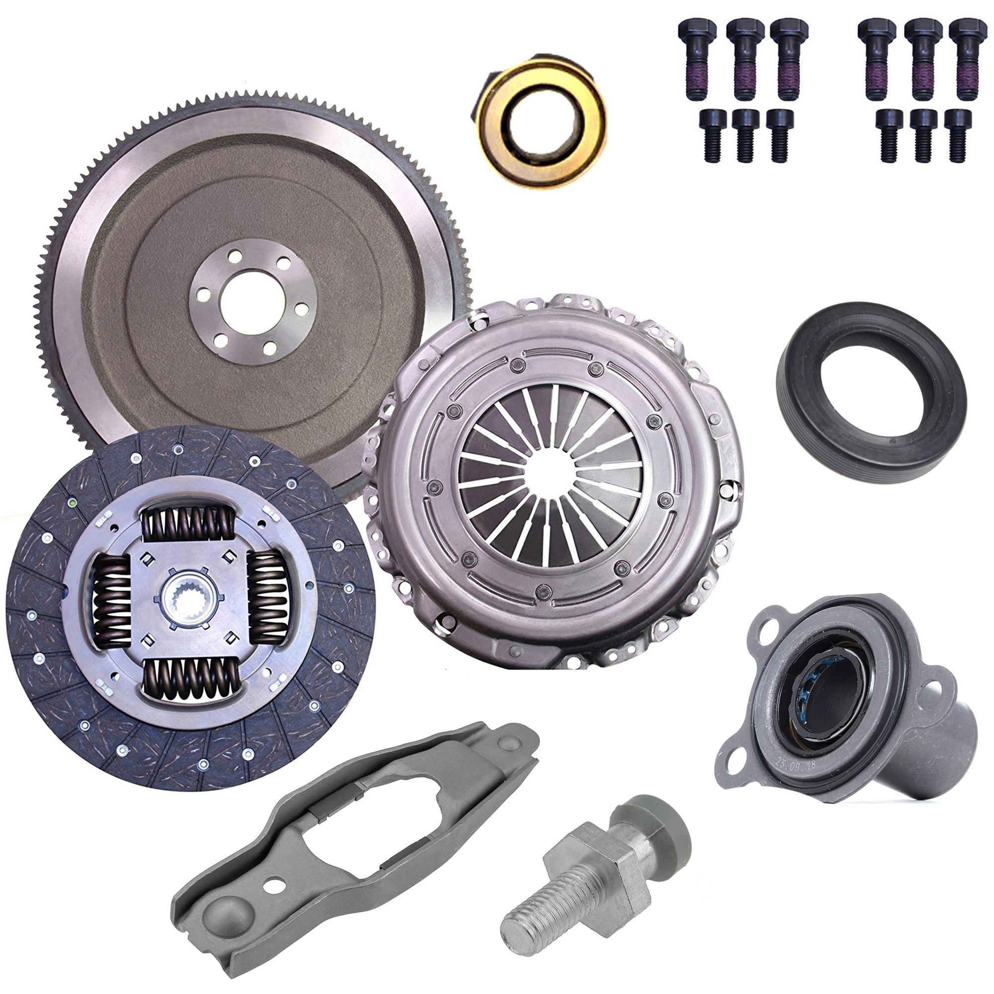 Kit embrayage volant rigide 1.9 TDI 1.8T pour Golf A3 PARTSLINE KC02547