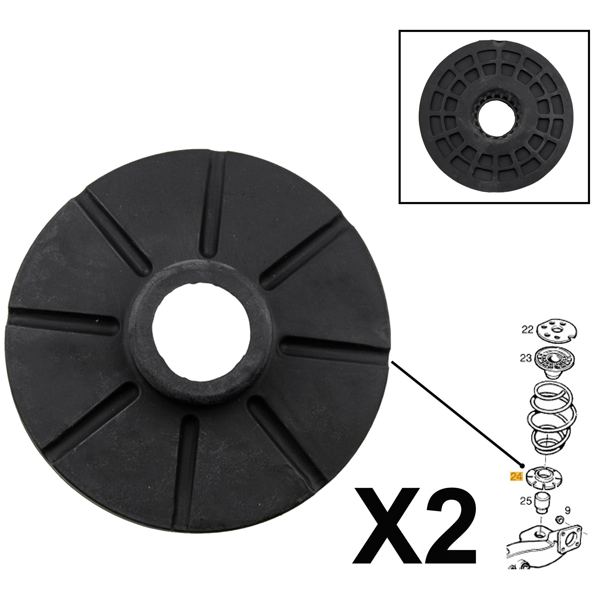 Kit 2 coupelles suspension arriere pour Astra Corsa Zafira PARTSLINE KC02571