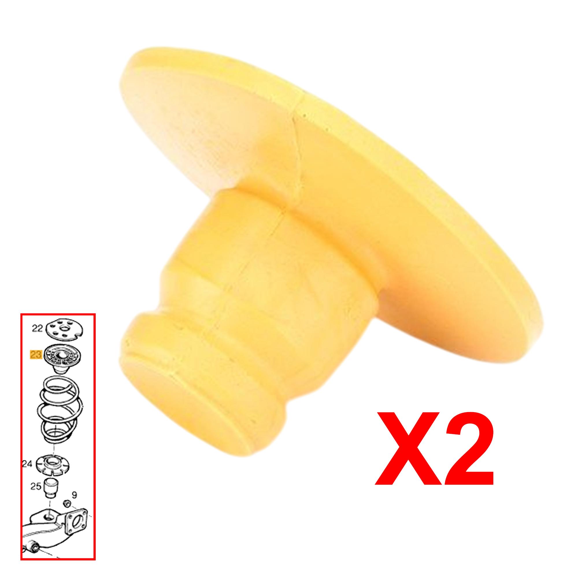 (Lot de 2) Butee superieure suspension arriere pour Astra Kadett Zafira PARTSLINE KC02572