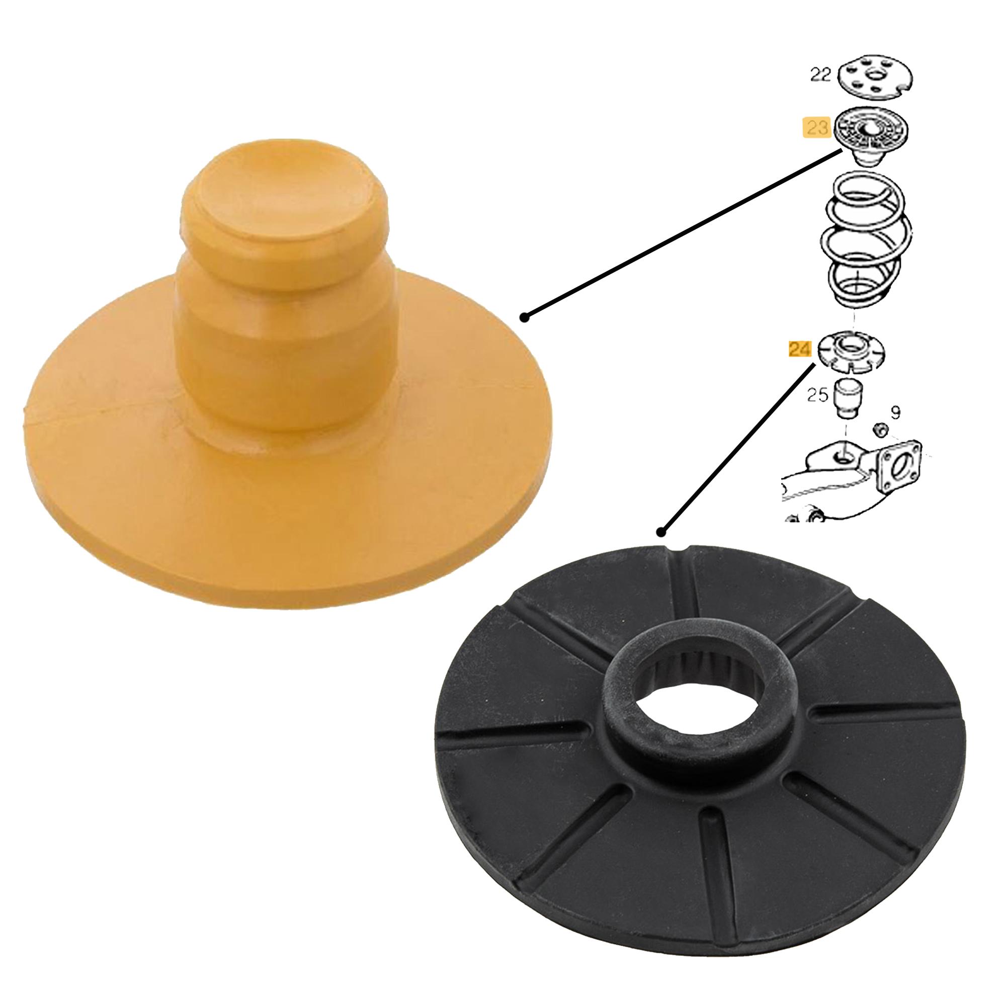 Butee coupelle suspension arriere pour Astra Kadett Zafira PARTSLINE KC02573