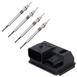 Boitier relai avec 4 bougies prechauffage pour Mini Cooper D SD One D PARTSLINE KC02615