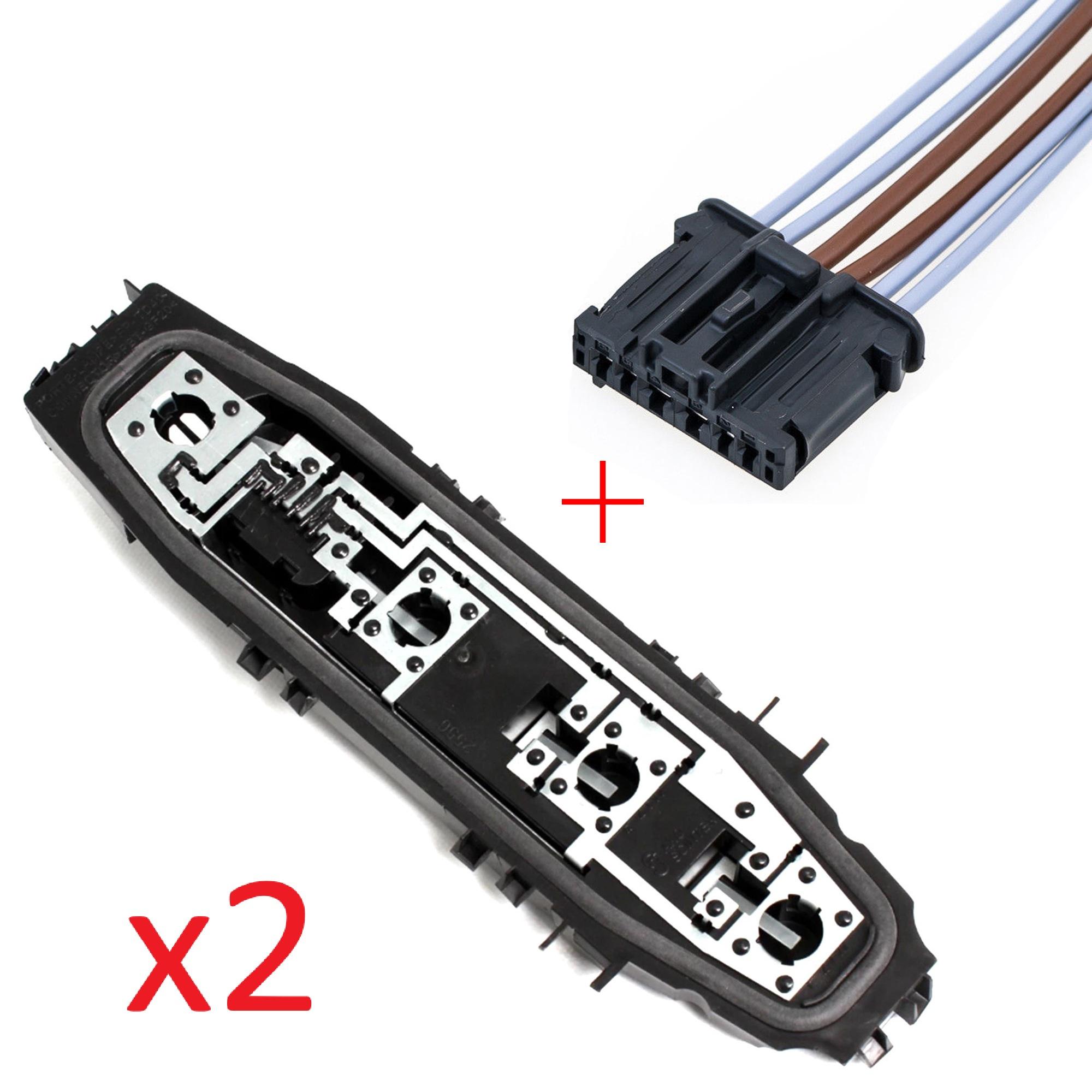 Lot 2 Platines porte ampoule feu arriere gauche droit Faisceau pour Citroen C3 I PARTSLINE KC02652