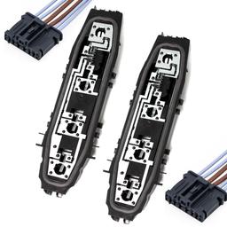 Lot 2 Platines porte ampoule feu arriere gauche droit Faisceau pour Citroen C3 I PARTSLINE KC02652