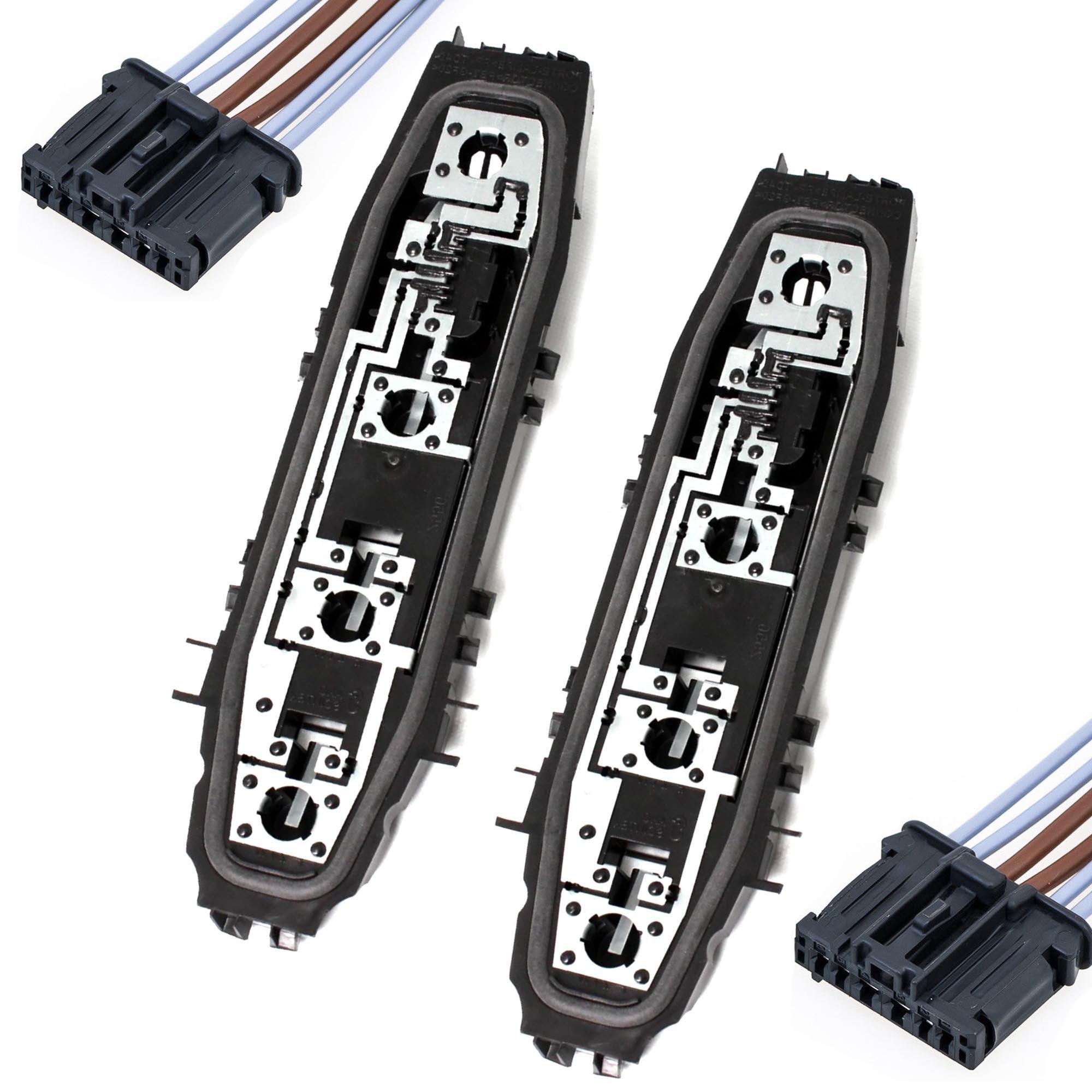 Lot 2 Platines porte ampoule feu arriere gauche droit Faisceau pour Citroen C3 I PARTSLINE KC02652