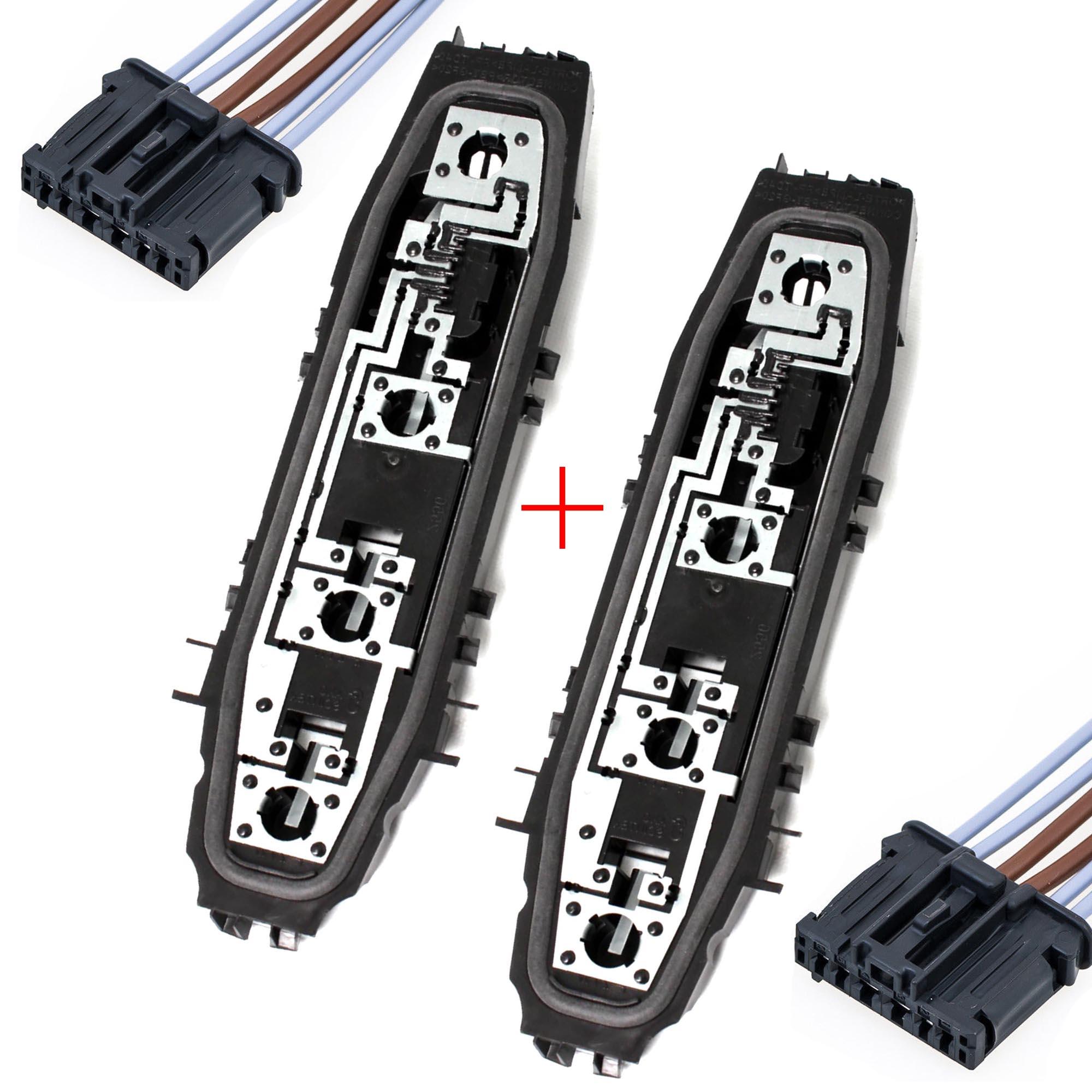 Lot 2 Platines porte ampoule feu arriere gauche droit Faisceau pour Citroen C3 I PARTSLINE KC02652