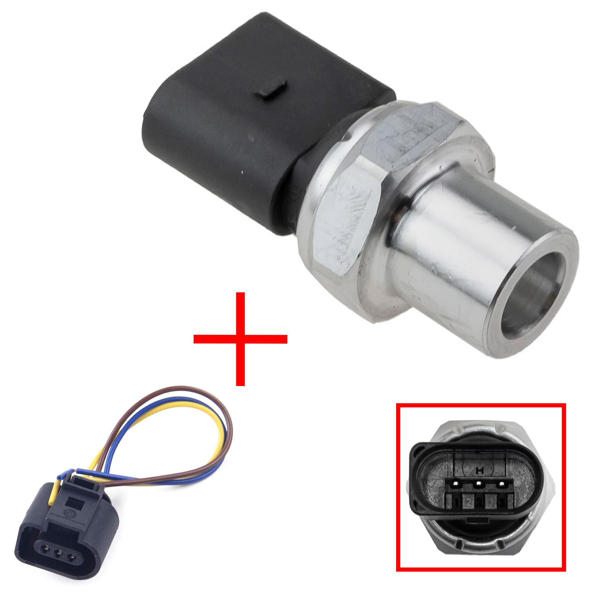 Pressostat climatisation avec faisceau pour Audi A3 A4 A5 A6 Q5 VW Golf PARTSLINE KC02658