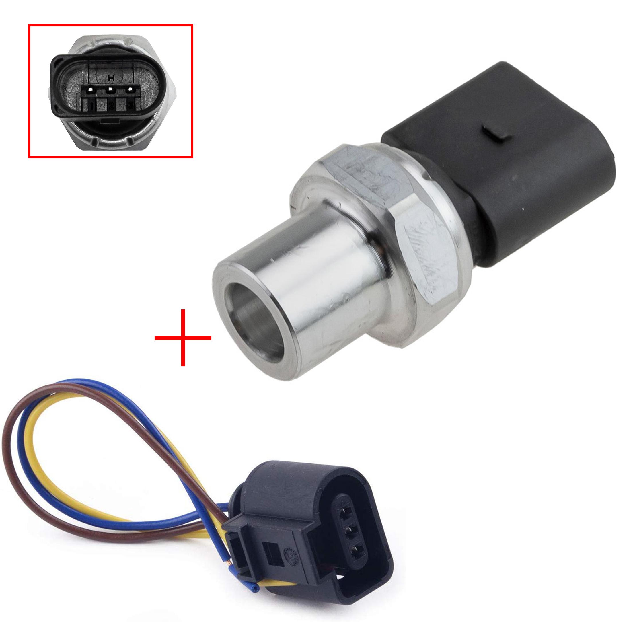 Pressostat climatisation avec faisceau pour Audi A3 A4 A5 A6 Q5 VW Golf PARTSLINE KC02658