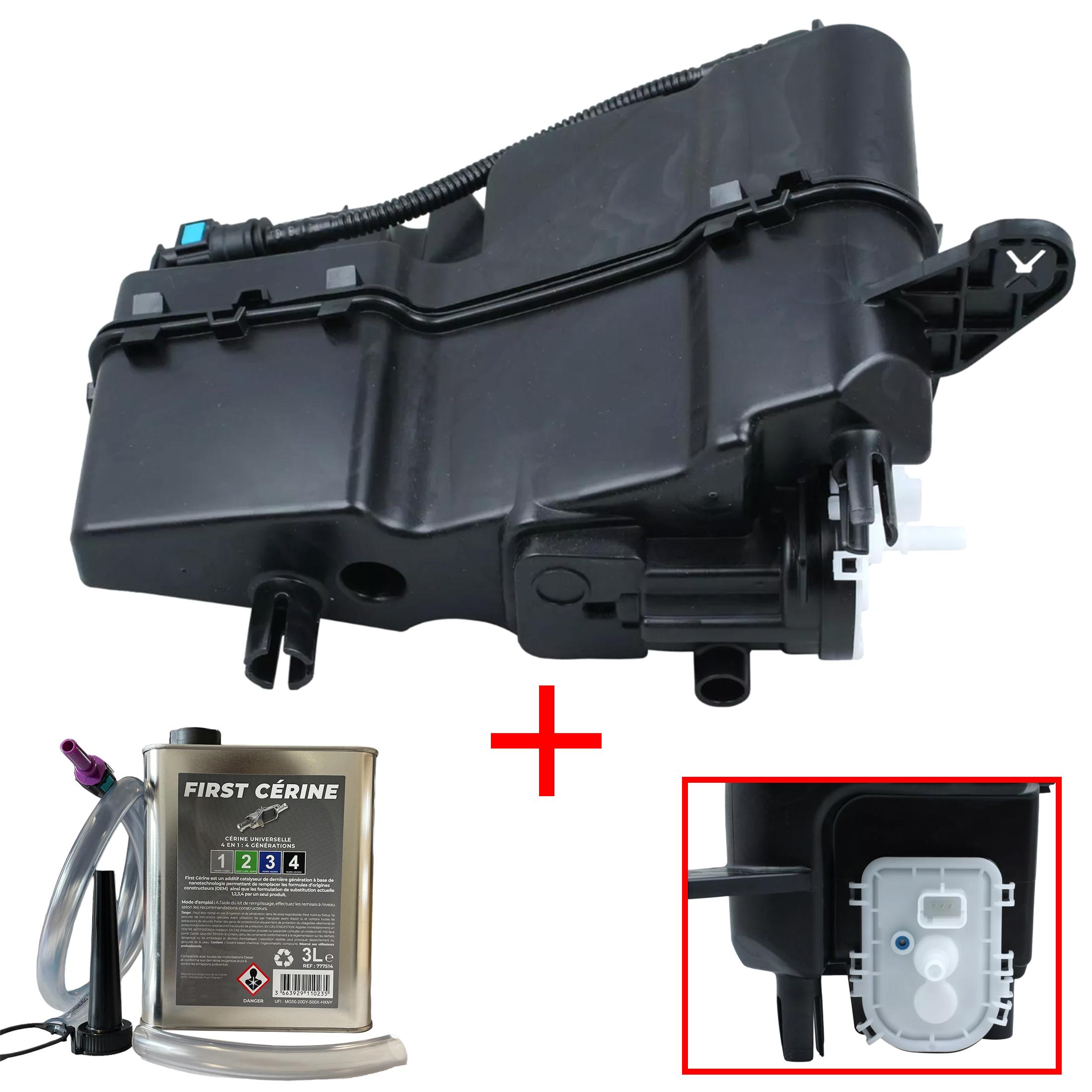 Kit réservoir cérine avec pompe et bidon 3L pour C3 DS3 1.4 1.6 HDi BlueHDi PARTSLINE KC02670
