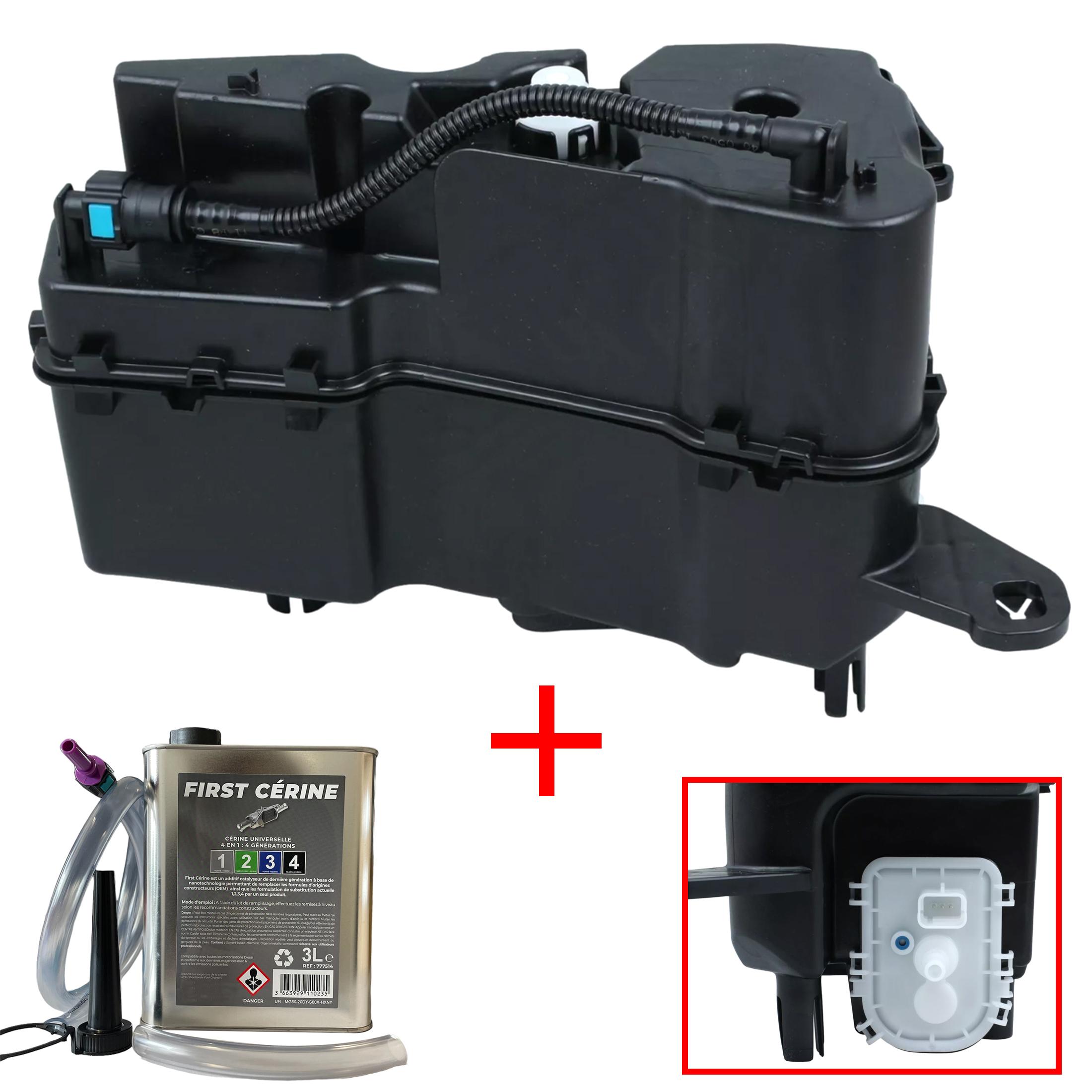 Kit réservoir cérine avec pompe et bidon 3L pour C3 DS3 1.4 1.6 HDi BlueHDi PARTSLINE KC02670
