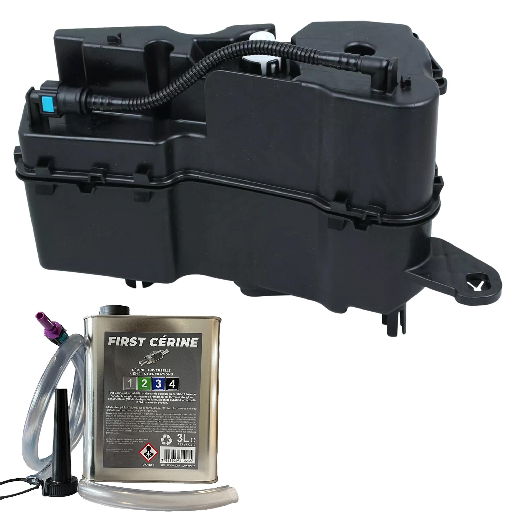 Kit réservoir cérine avec pompe et bidon 3L pour C3 DS3 1.4 1.6 HDi BlueHDi PARTSLINE KC02670