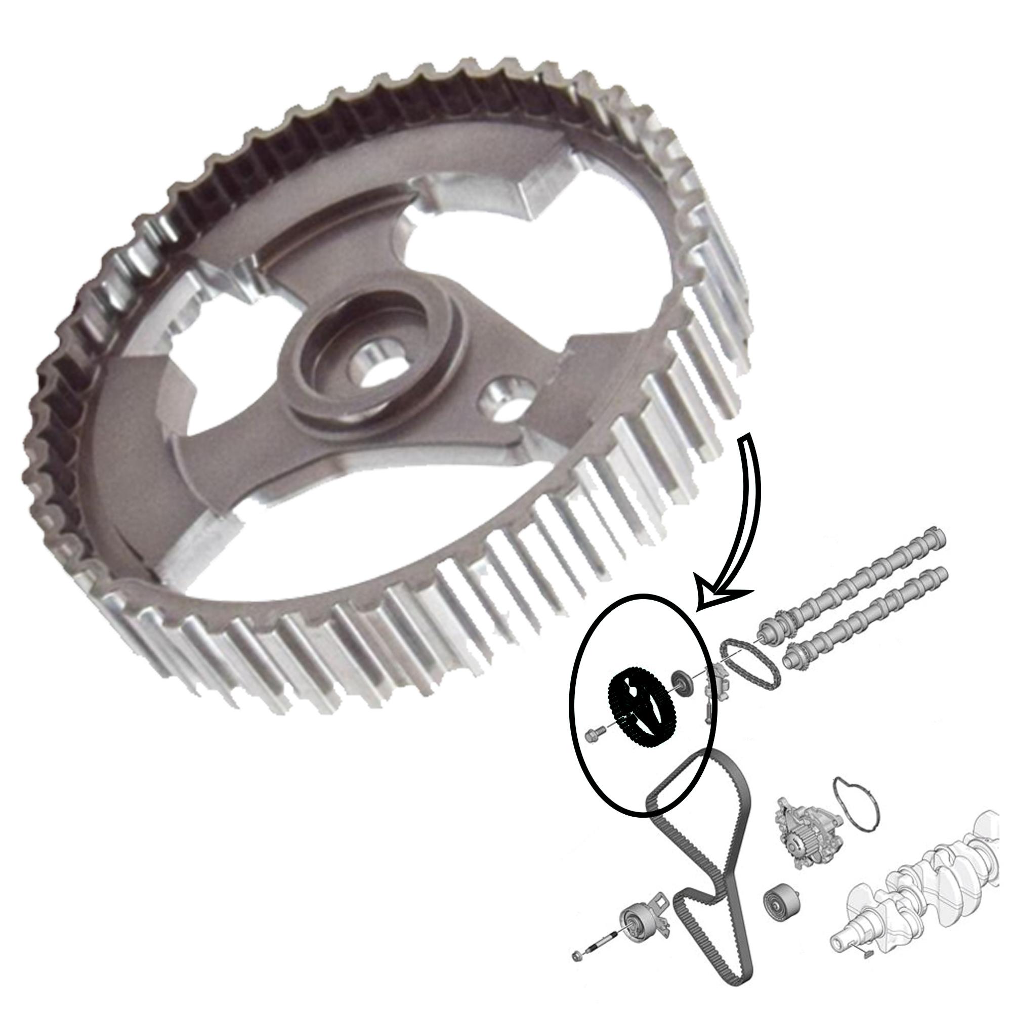 Kit arbres a cames chaine pour moteur 1.5 BlueHDi EcoBlue D4D Turbo D PARTSLINE KC02673