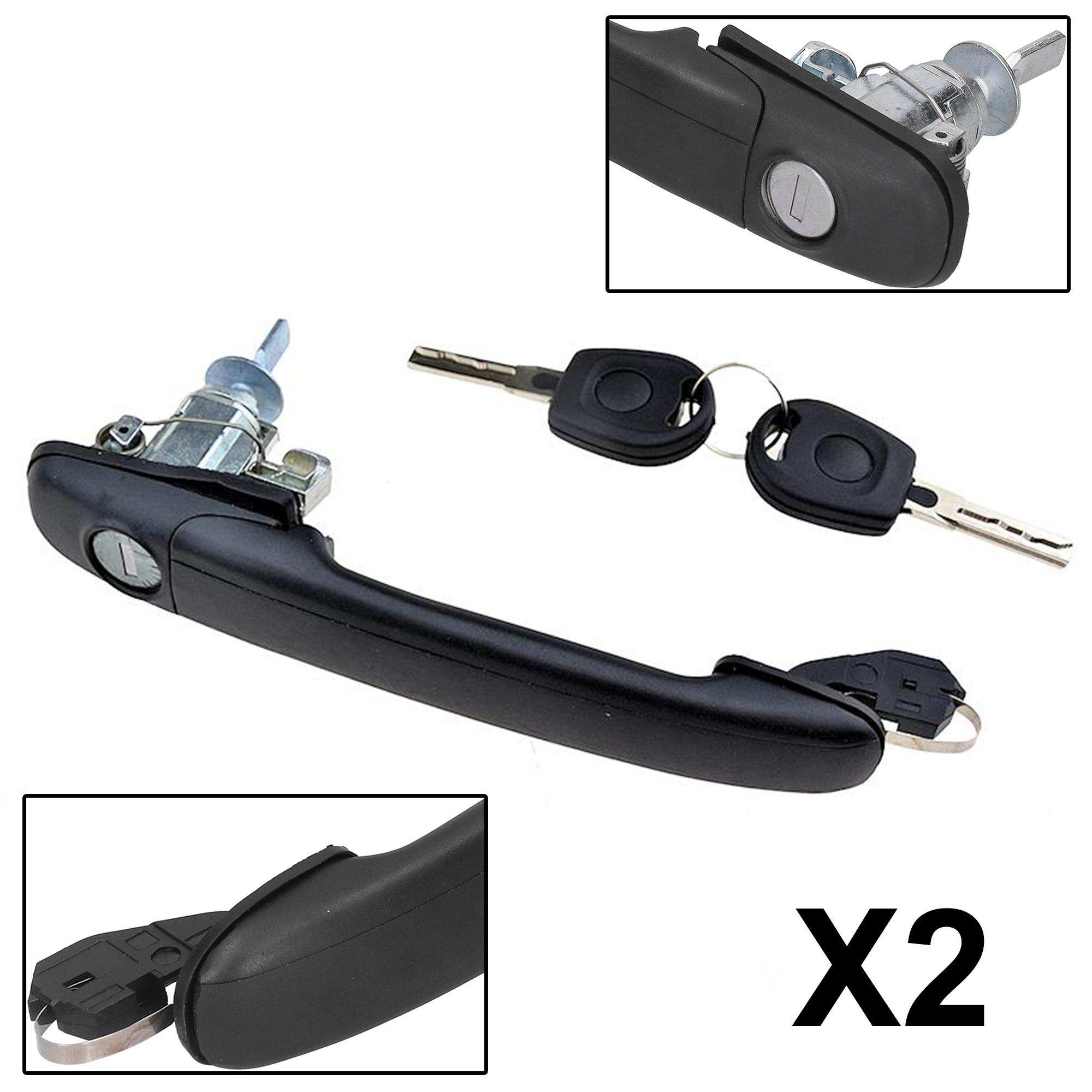 Poignée barillet porte avant gauche droite avec clé pour Sharan Alhambra 1997-2010 PARTSLINE KC02683