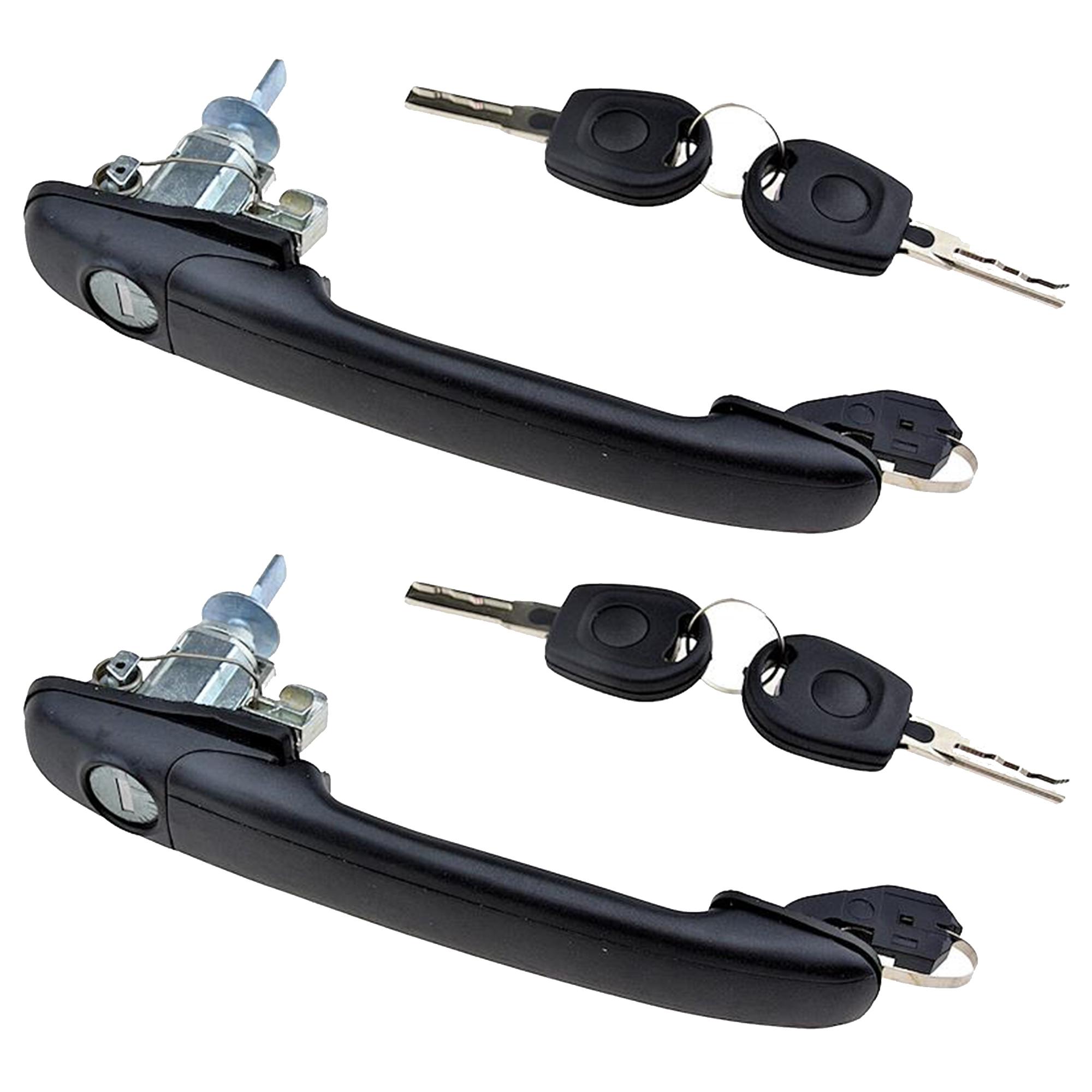 Poignée barillet porte avant gauche droite avec clé pour Sharan Alhambra 1997-2010 PARTSLINE KC02683