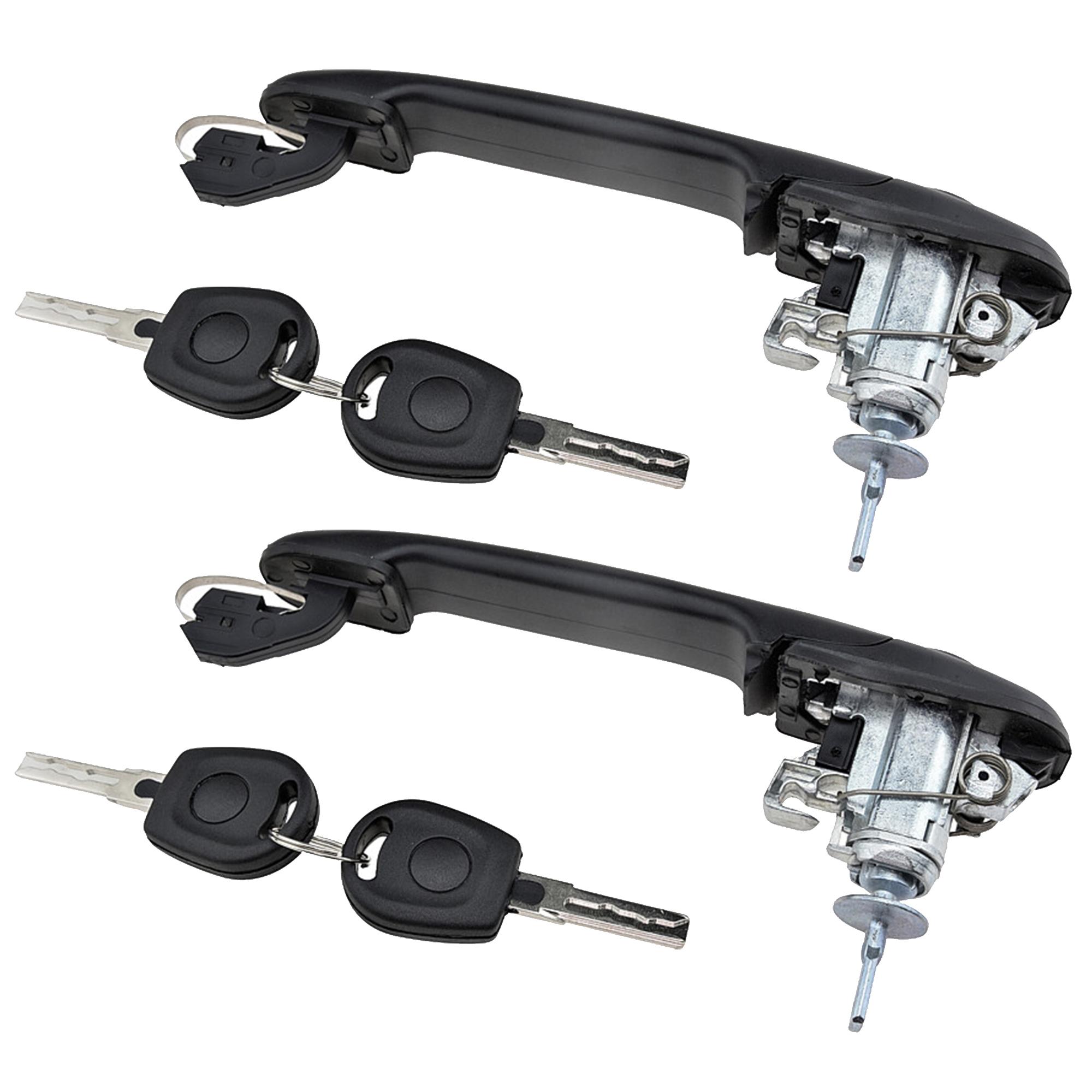 Poignée barillet porte avant gauche droite avec clé pour Sharan Alhambra 1997-2010 PARTSLINE KC02683