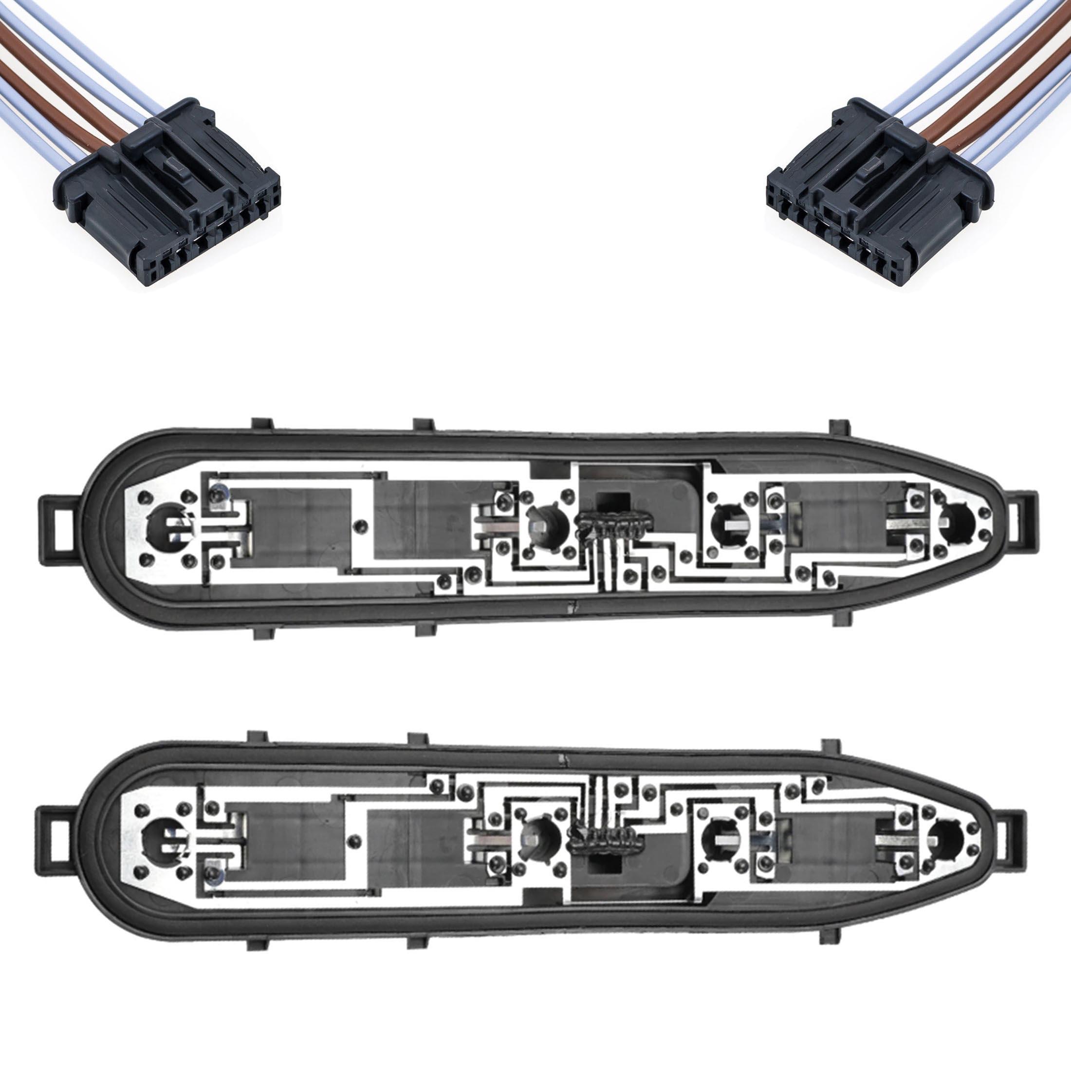 Platines ampoules faisceau feu arrière droit gauche Berlingo Partner Hayon 2012-> PARTSLINE KC02690