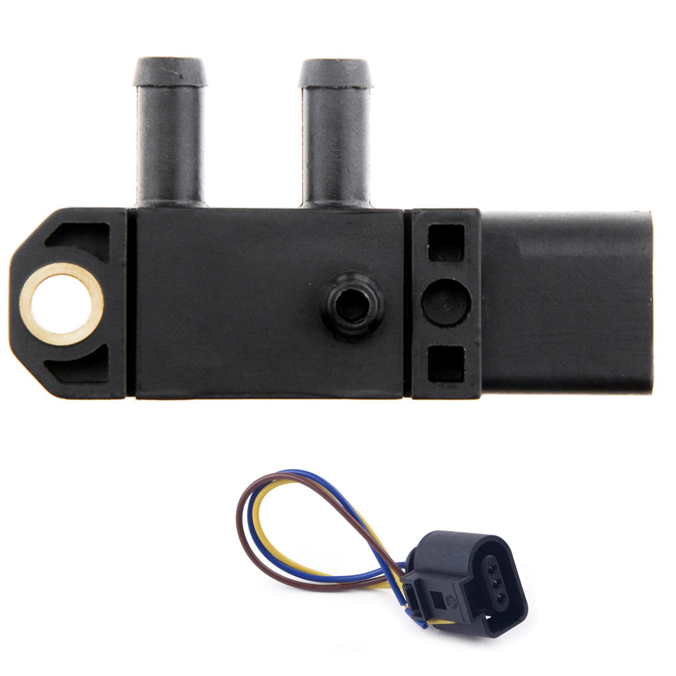 Kit capteur pression gaz échappement avec connecteur 1.4 1.6 TDI Golf A1 A3 Polo PARTSLINE KC02695