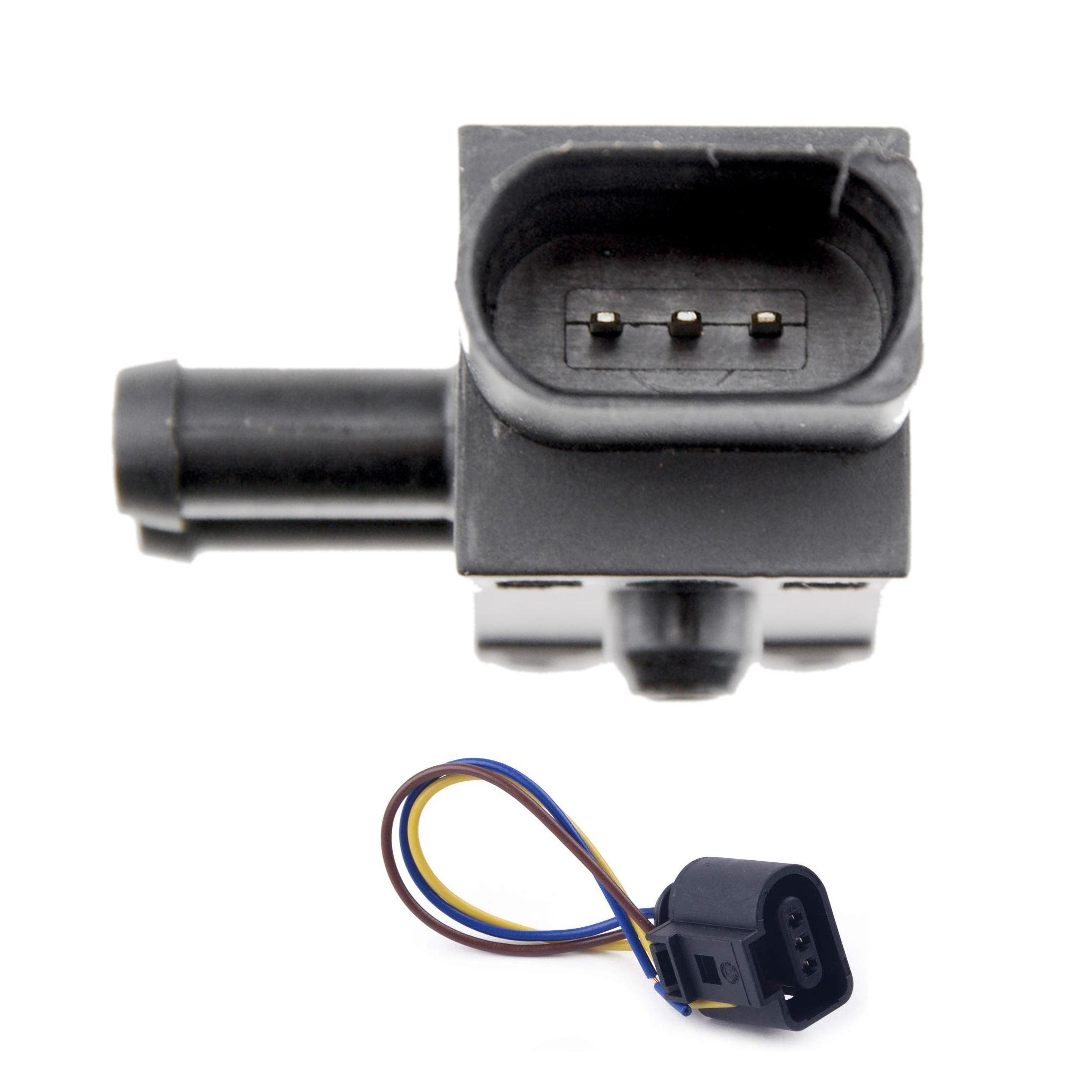 Kit capteur pression gaz échappement avec connecteur 1.4 1.6 TDI Golf A1 A3 Polo PARTSLINE KC02695