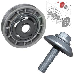 Poulie vilebrequin avec vis pour 1.5 BlueHDi CDTi D4D Multijet Turbo D PARTSLINE KC02701