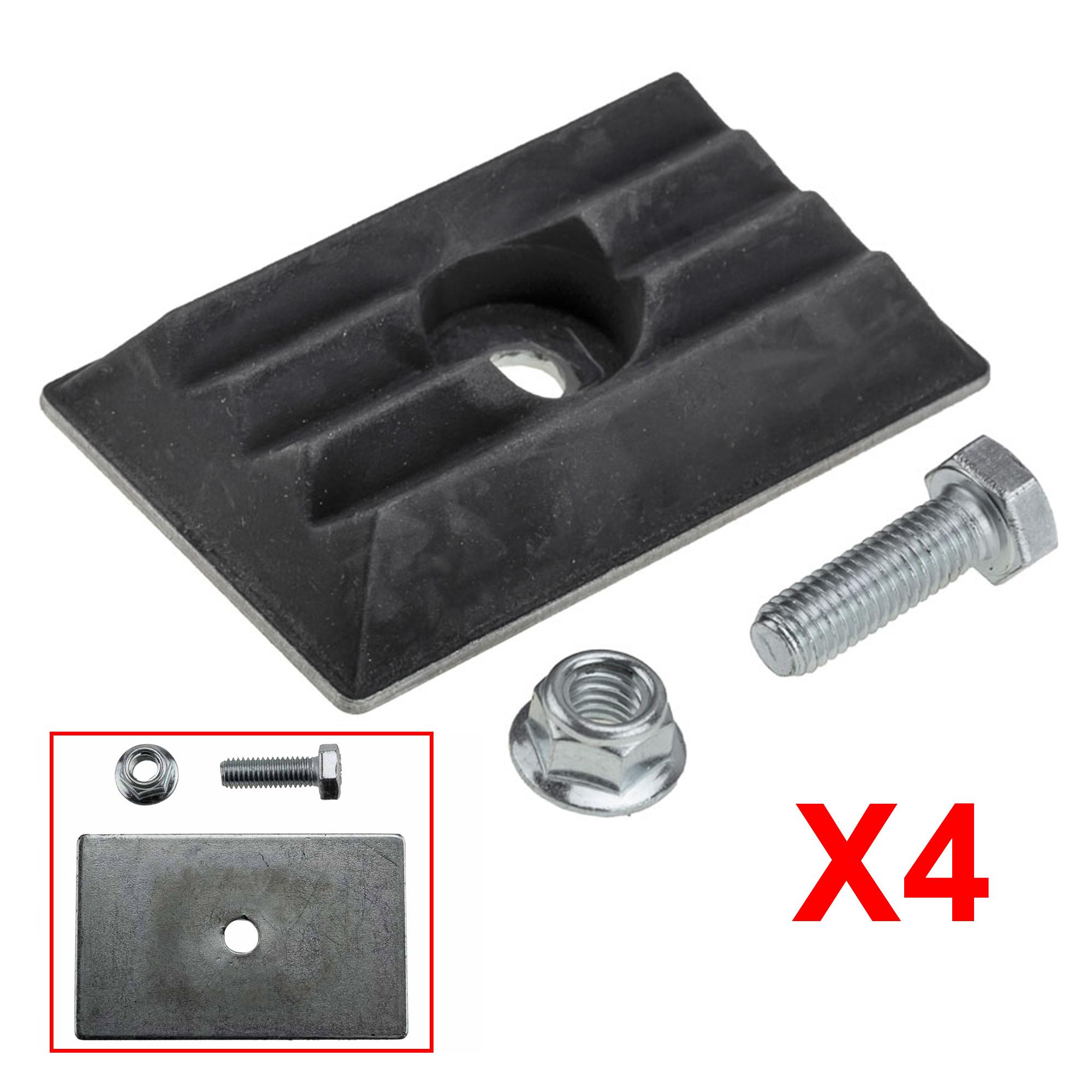 Lot de 4 Tampon Butée lame de ressort arrière pour Jumper Boxer Ducato PARTSLINE KC02702