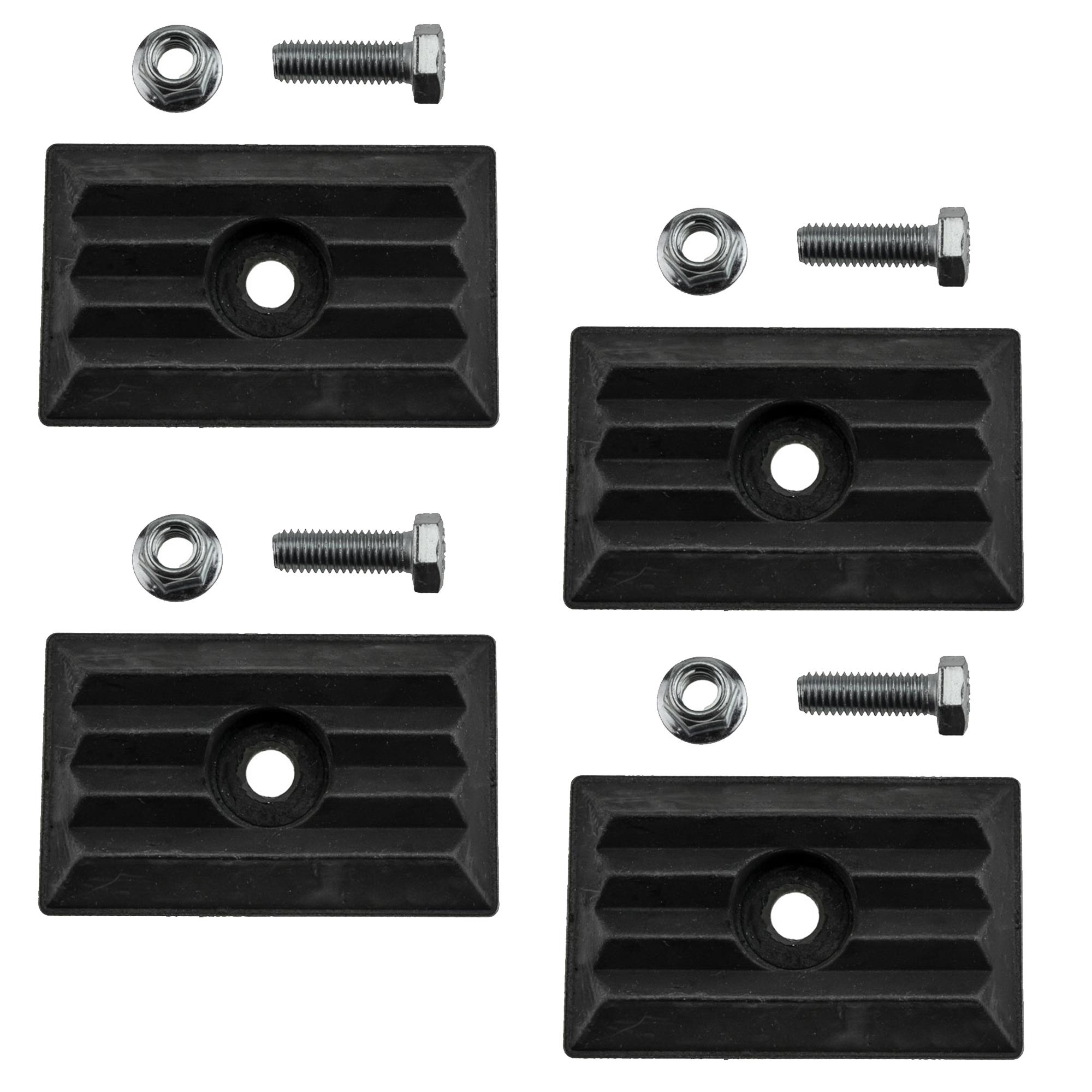 Lot de 4 Tampon Butée lame de ressort arrière pour Jumper Boxer Ducato PARTSLINE KC02702