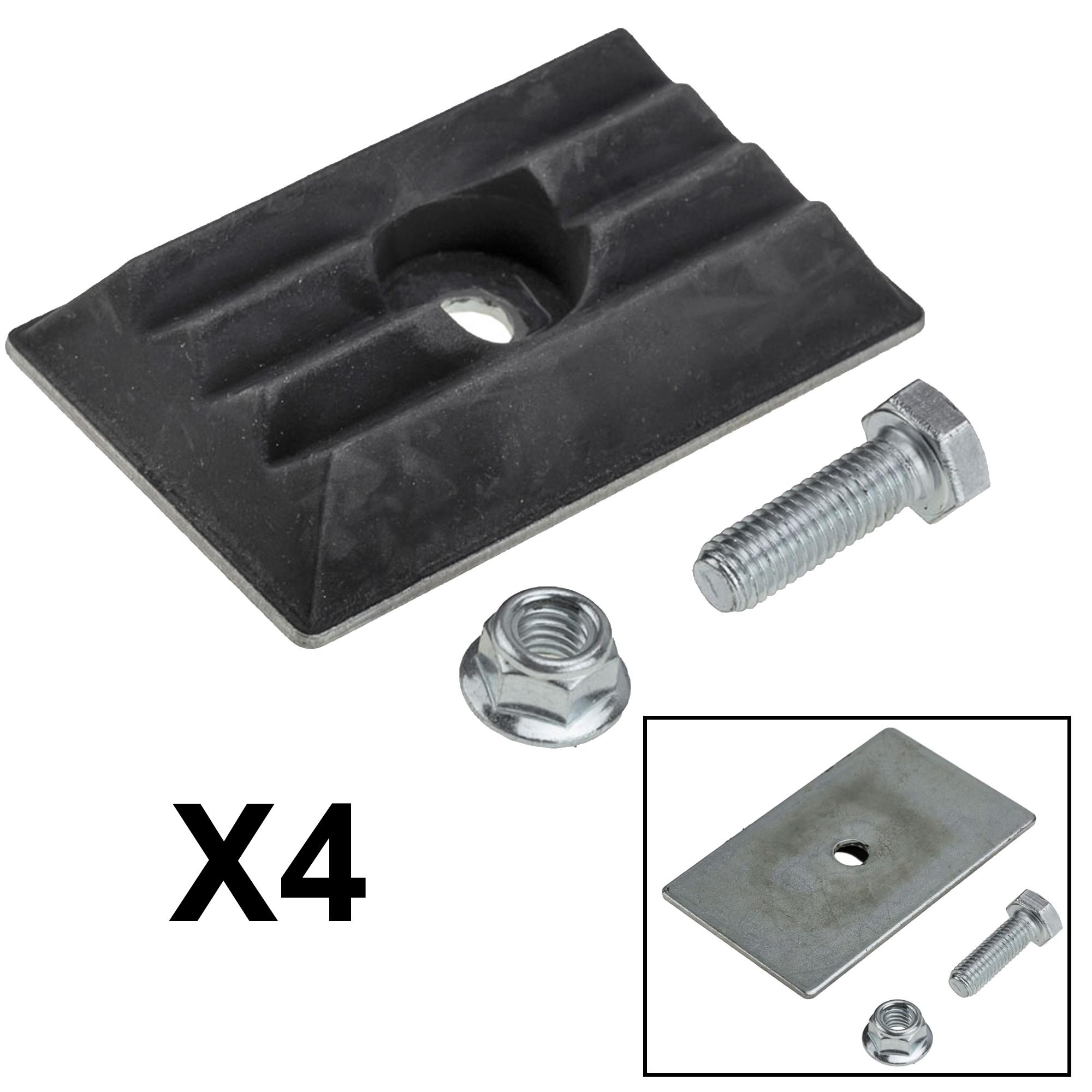Lot de 4 Tampon Butée lame de ressort arrière pour Jumper Boxer Ducato PARTSLINE KC02702