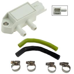 Capteur pression échappement avec tuyaux pour Peugeot Citroën Renault 1.5 BlueHDi PARTSLINE KC02708