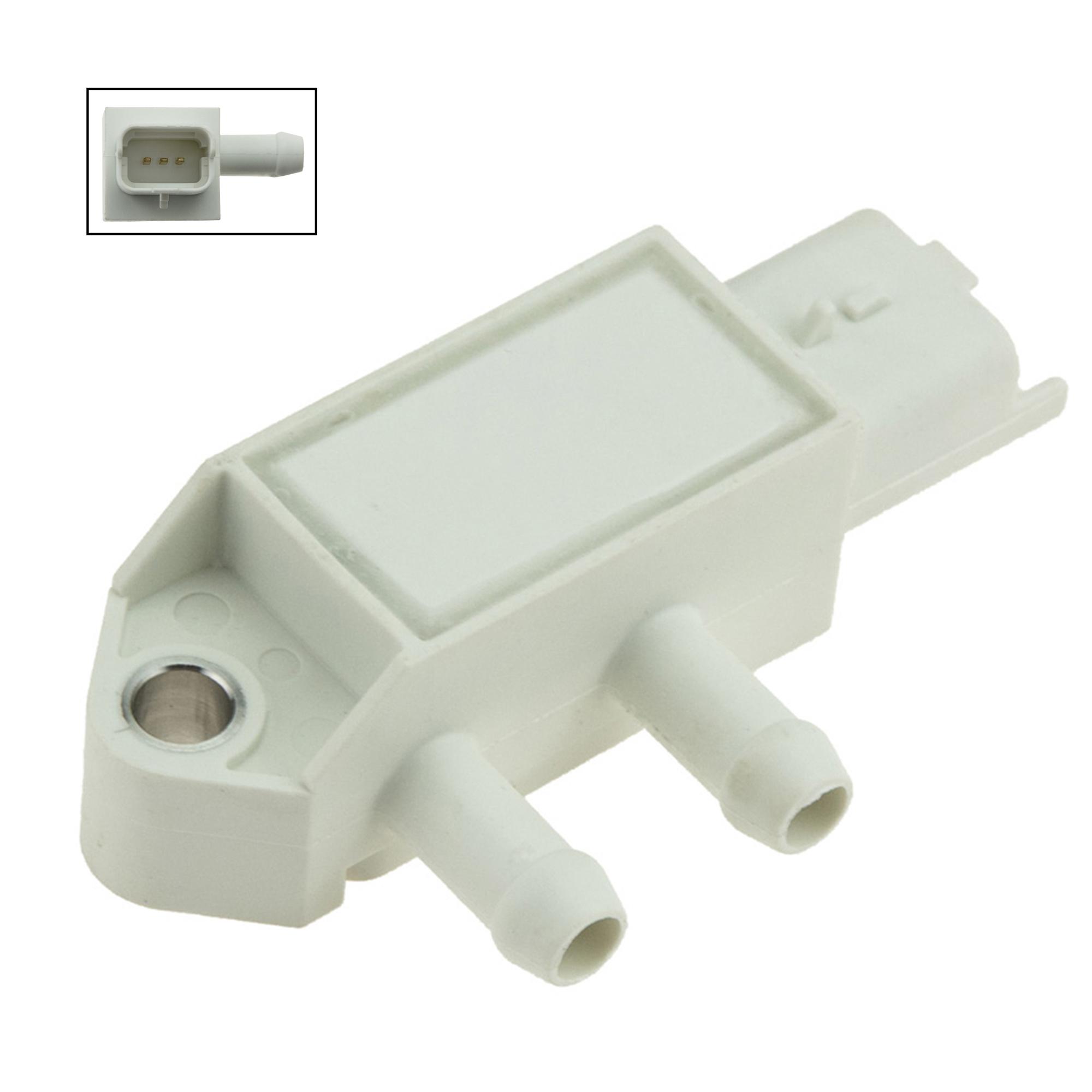 Capteur pression échappement avec 3 tuyaux pour Renault Dacia 1.5 dCi PARTSLINE KC02709