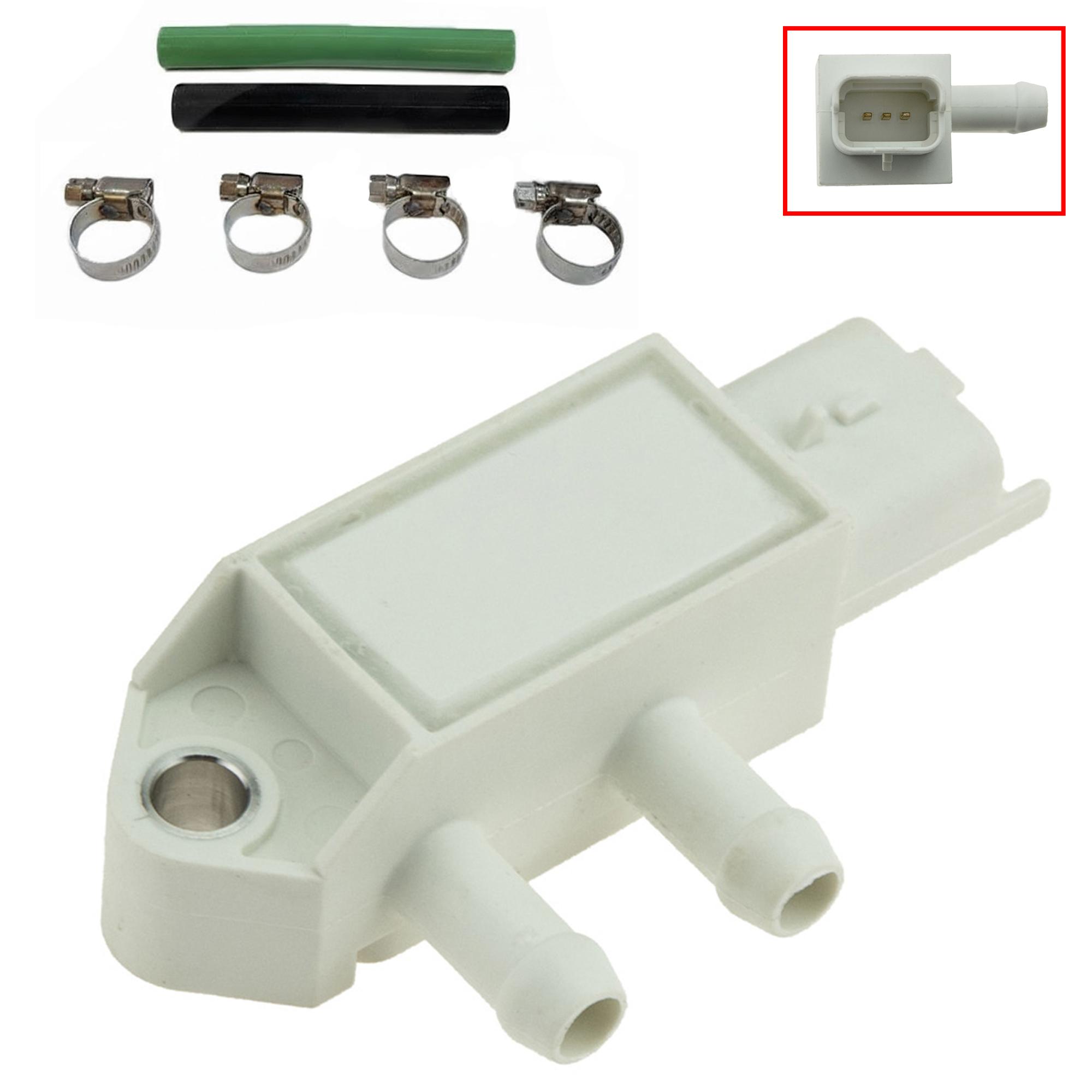 Capteur pression échappement avec tuyaux pour Renault Dacia 1.5 dCi Partsline KC02710