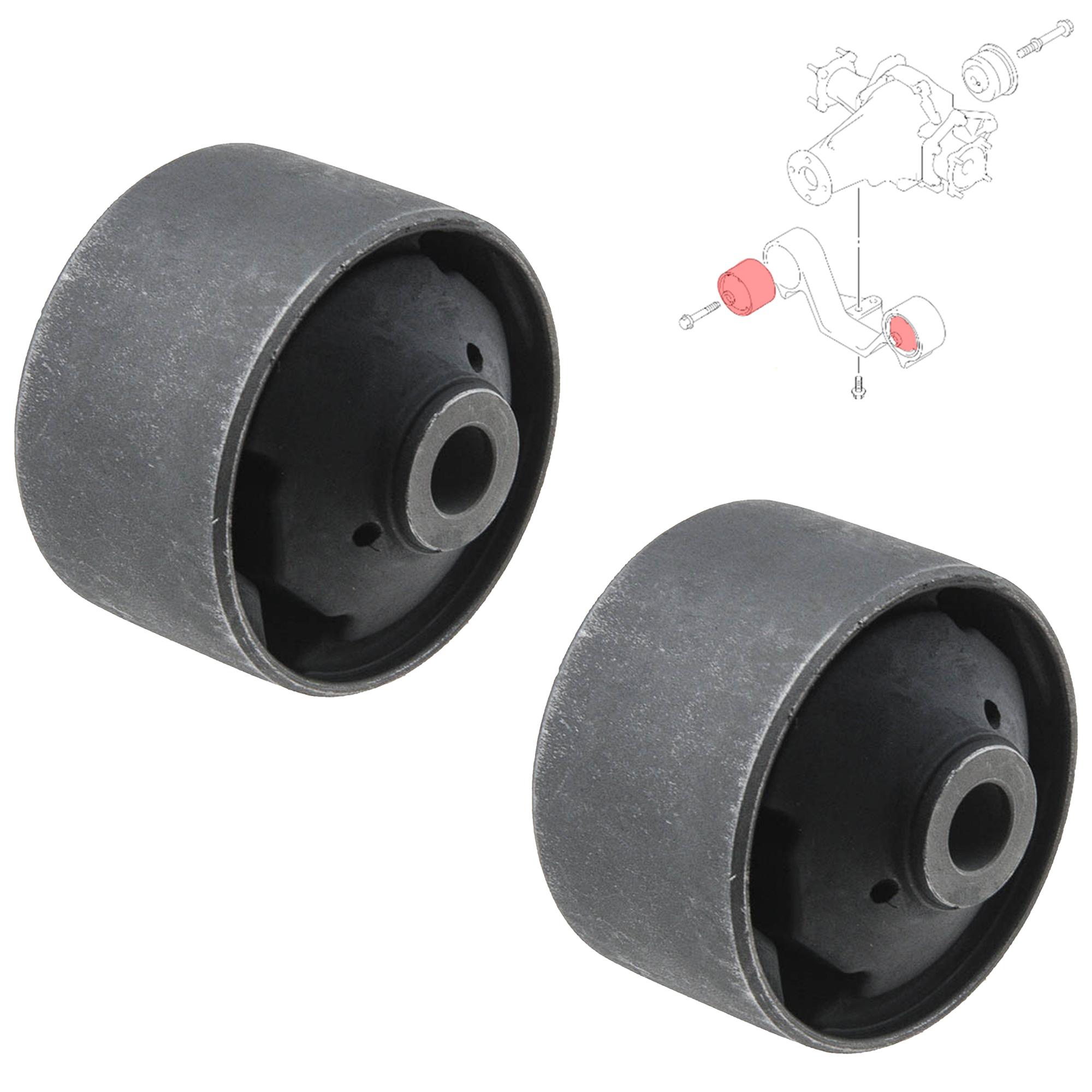 Kit Silentblocs réparation différentiel pour Suzuki Grand Vitara 2 1.6 2.0 2.4 PARTSLINE KC02716