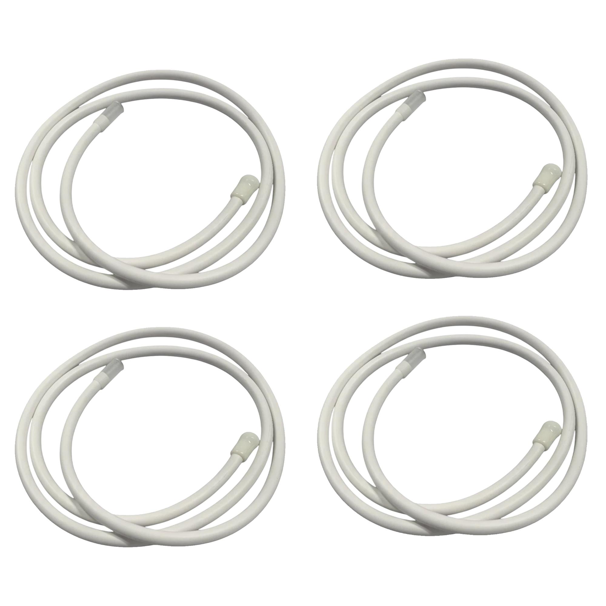 Lot 4 Tuyaux evacuation eau toit ouvrant pour VW Golf Passat Tiguan Touran PARTSLINE KC02756