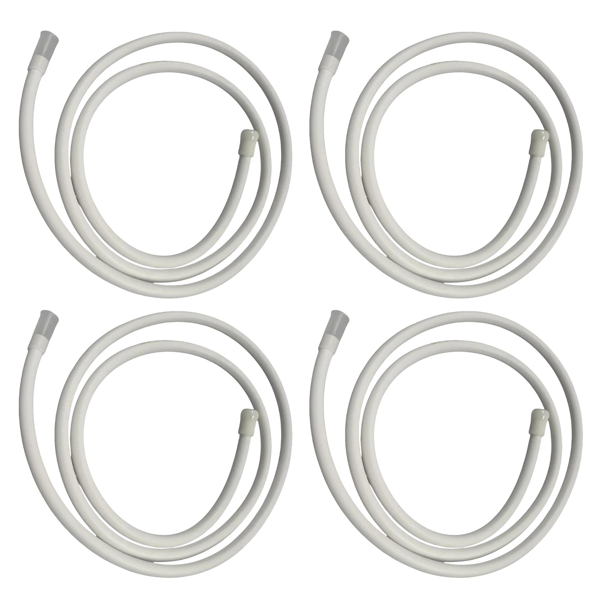 Lot 4 Tuyaux evacuation eau toit ouvrant pour VW Golf Passat Tiguan Touran PARTSLINE KC02756