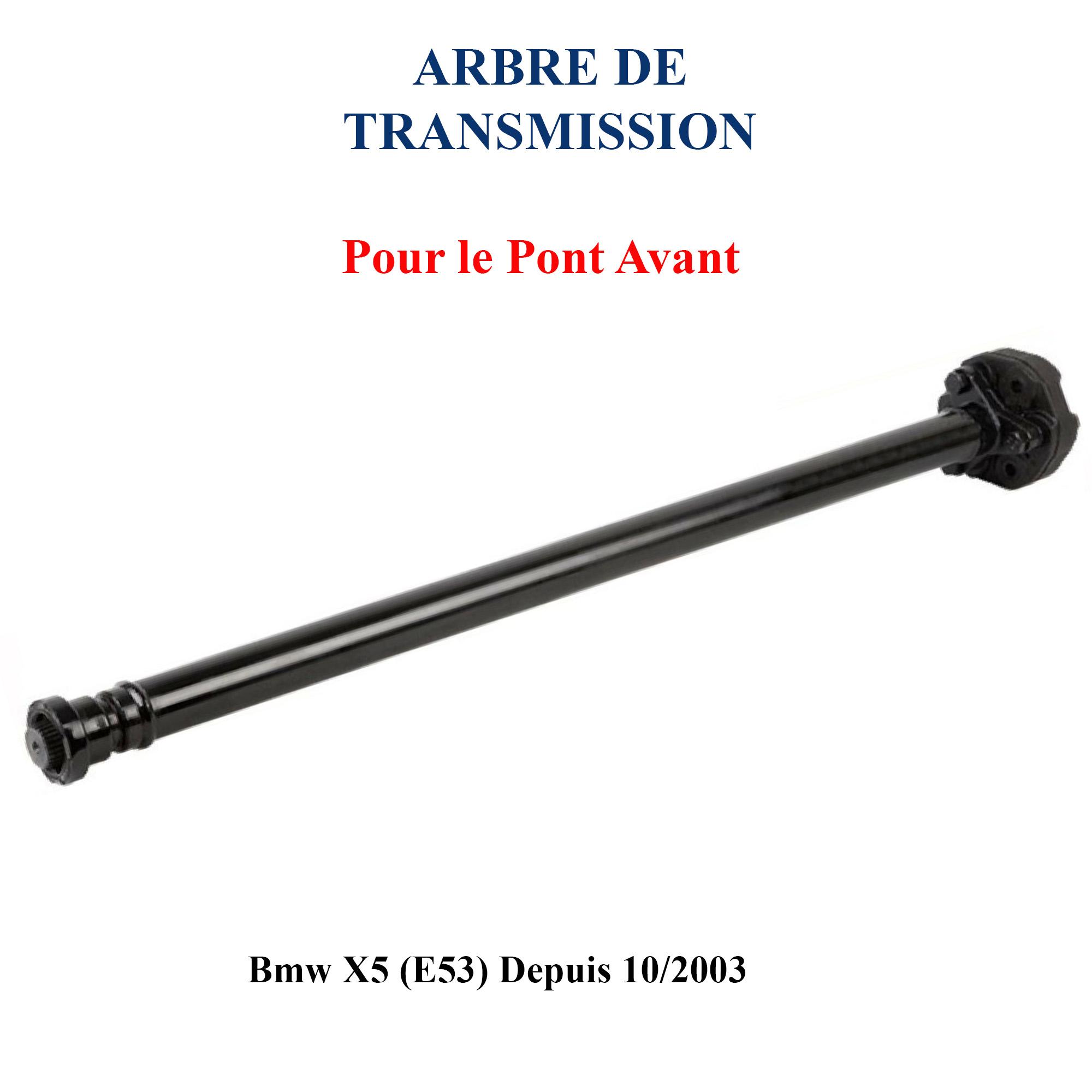 Arbre de transmission longitudinal AVANT pour BMW X5 E53 (Depuis 2003) PARTSLINE SC00026