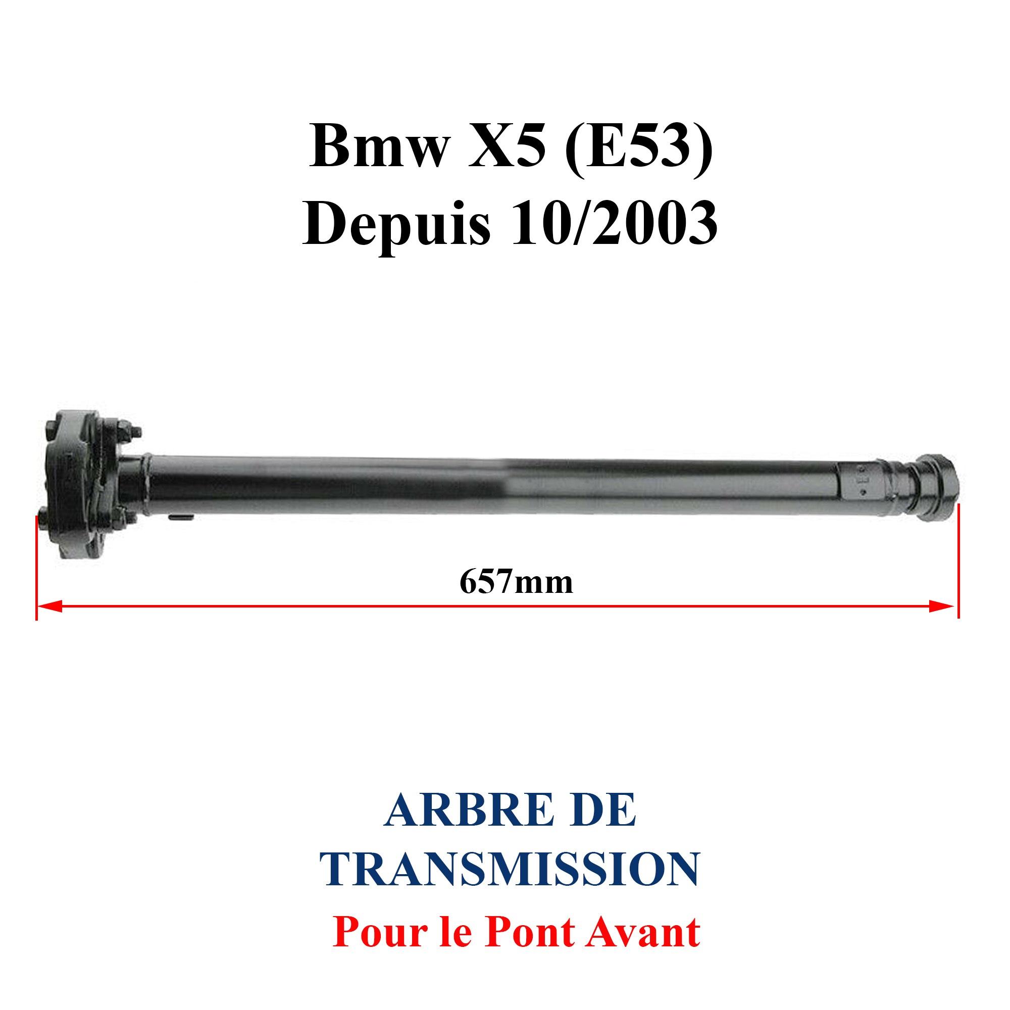 Arbre de transmission longitudinal AVANT pour BMW X5 E53 (Depuis 2003) PARTSLINE SC00026
